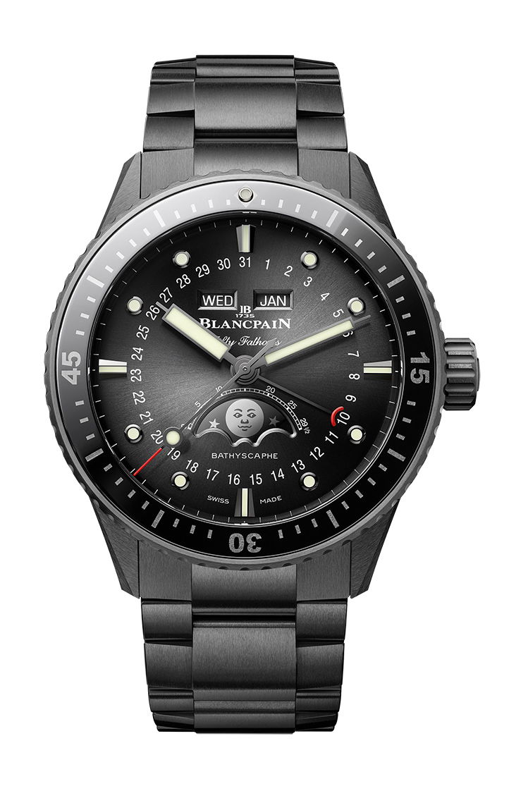 Blancpain Fifty Fathoms Bathyscape Quantime Complet Phases de Lune 5054 0130 01S