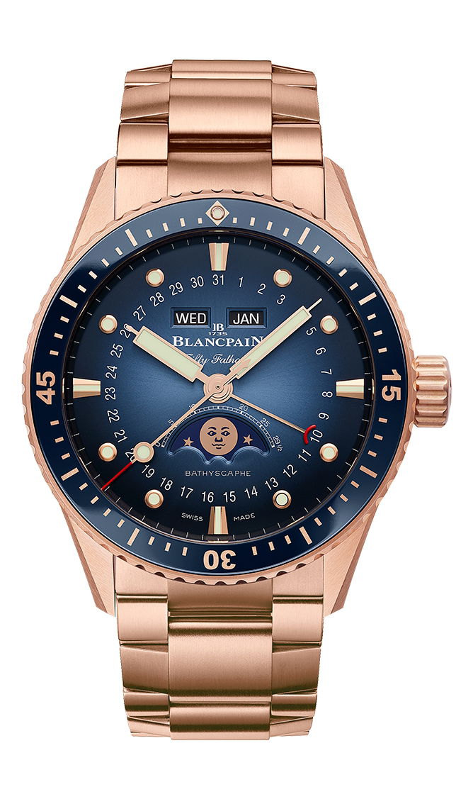 Blancpain Fifty Fathoms Bathyscaphe Quantime Complet 5054-3640-76S