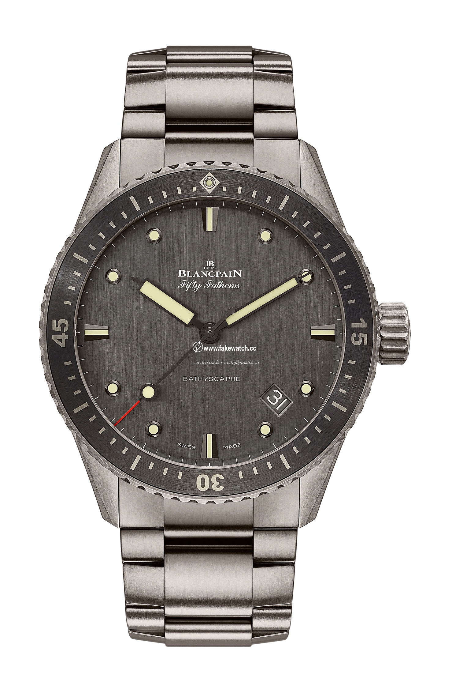 Blancpain Fifty Fathoms Bathyscaphe Titanium 5000-1210-98S