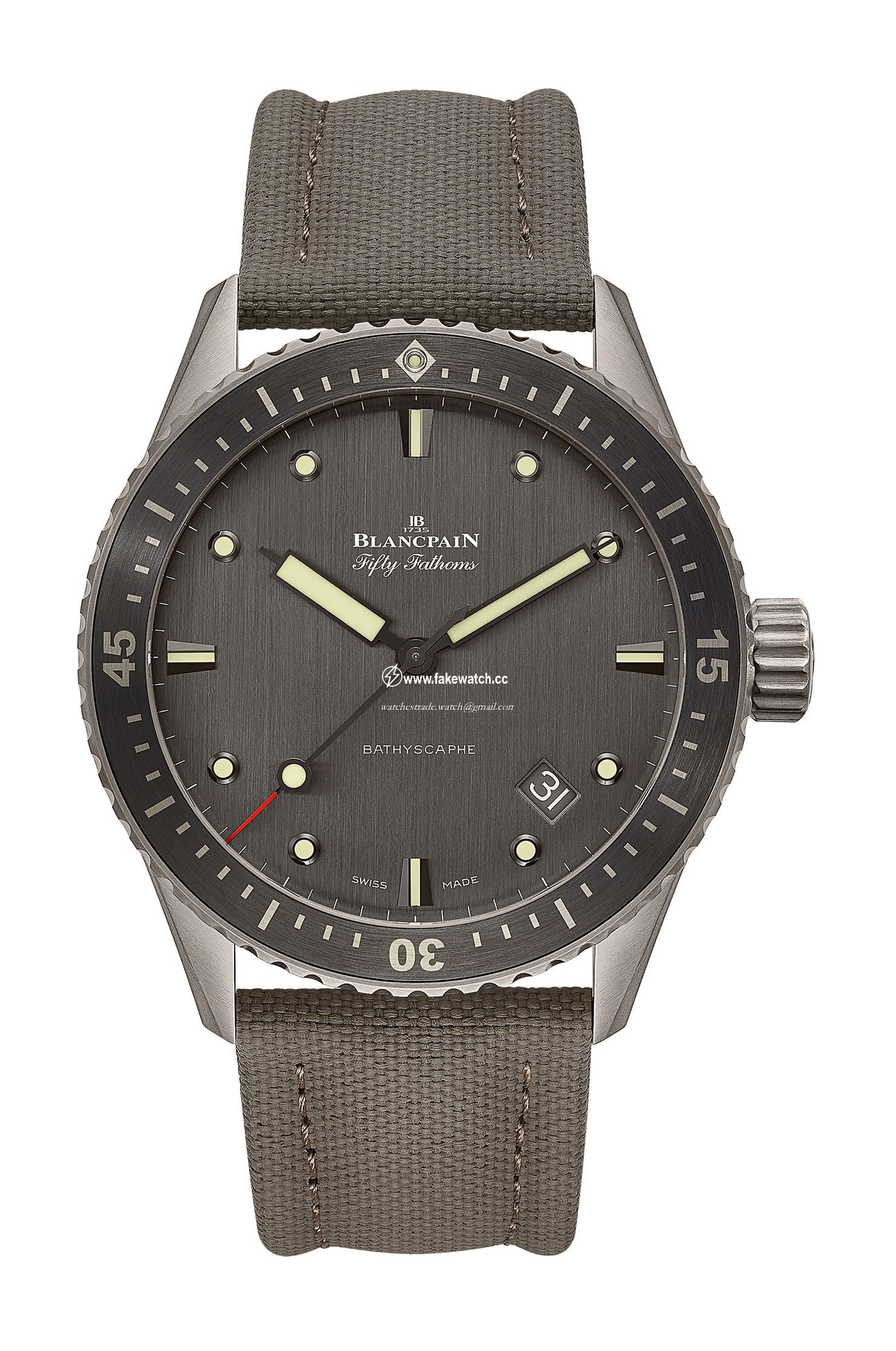 Blancpain Fifty Fathoms Bathyscaphe Titanium 5000-1210-G52A