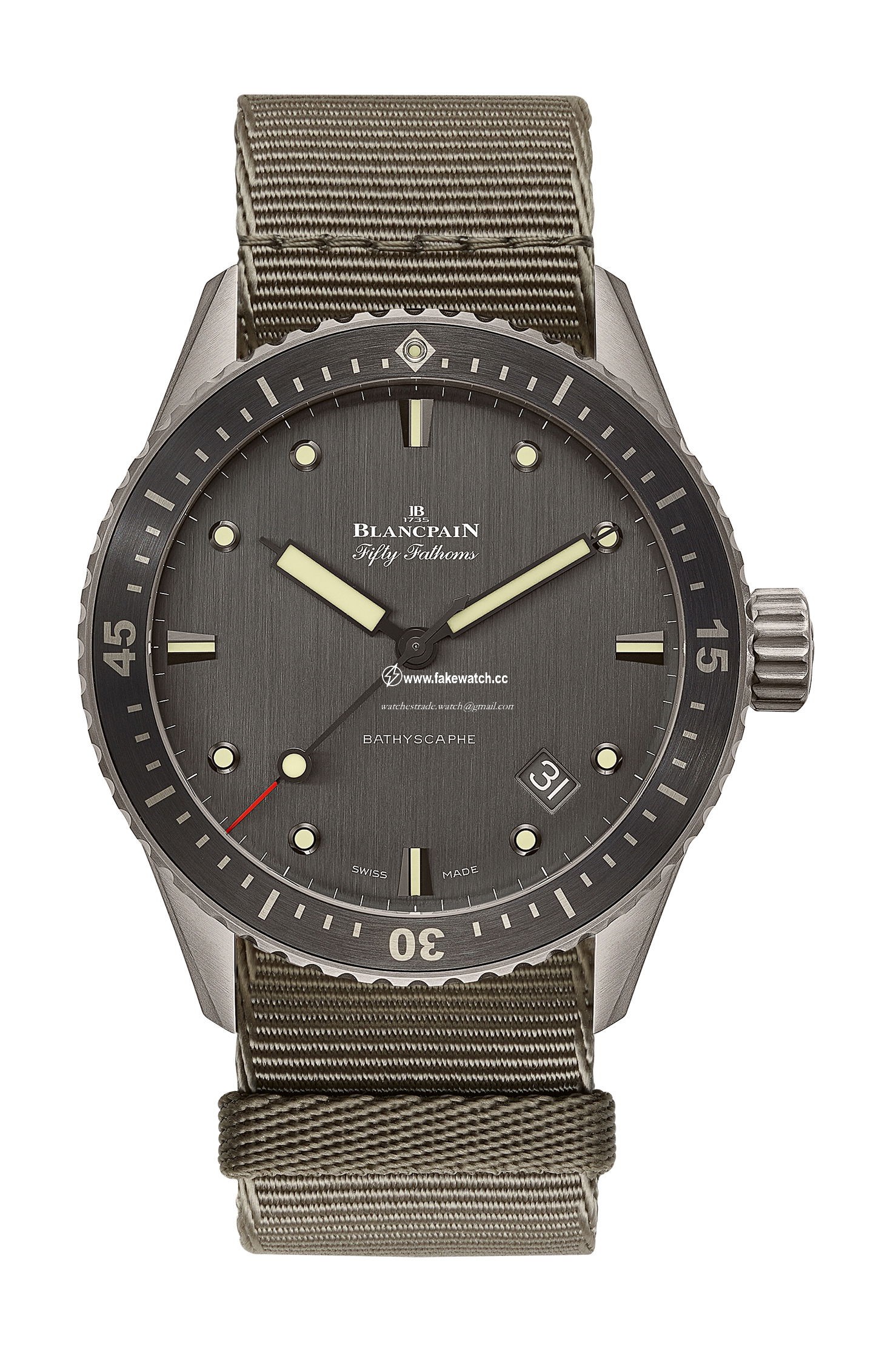Blancpain Fifty Fathoms Bathyscaphe Titanium 5000-1210-NAGA