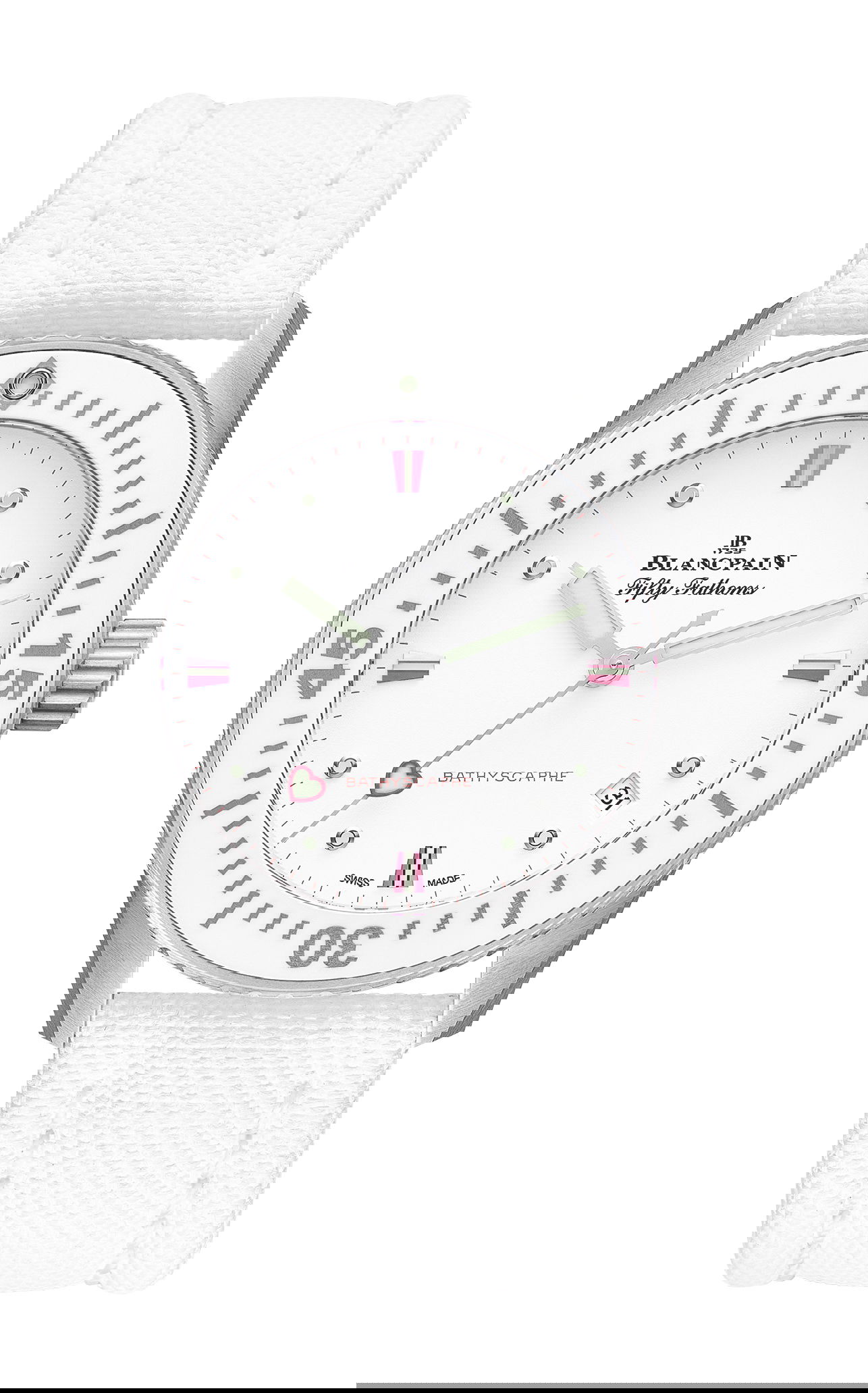 Blancpain Fifty Fathoms Bathyscaphe Valentine’s Day 5100A-1127-W52A