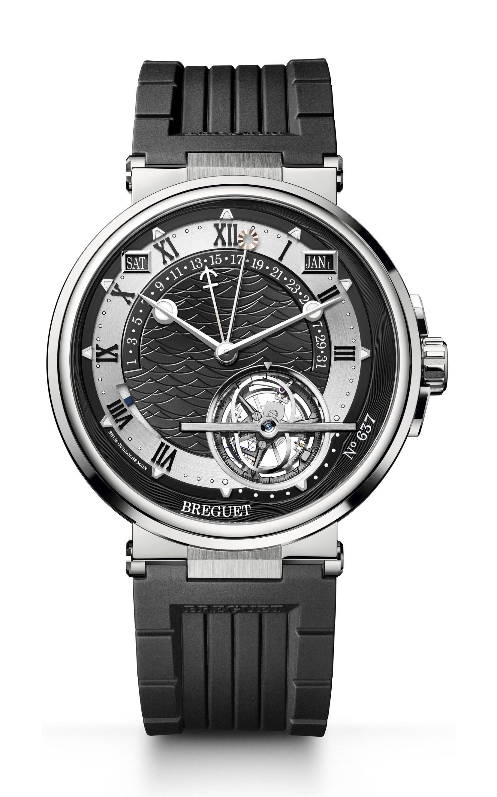 Breguet Marine Tourbillon Equation Marchante 5887 5887PT/92/5WV