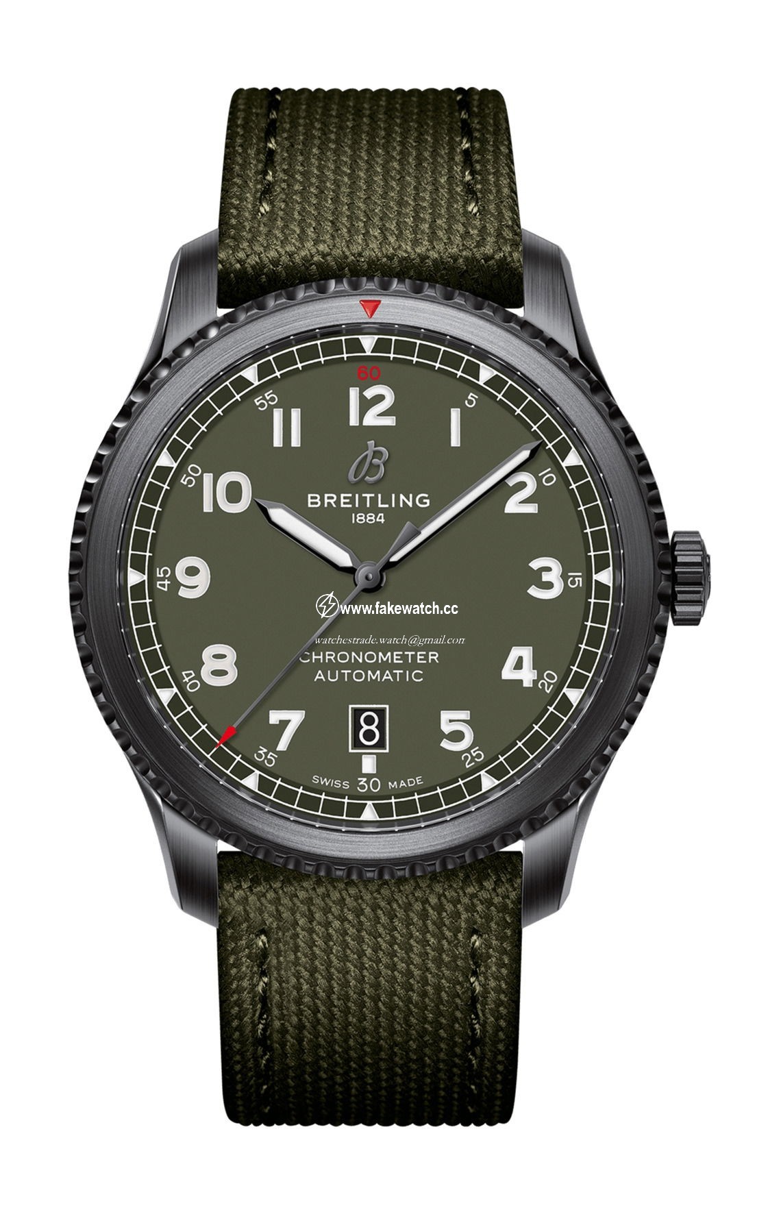 Breitling Aviator 8 Automatic 41 Black Steel Curtiss Warhawk M173152A1L1X1