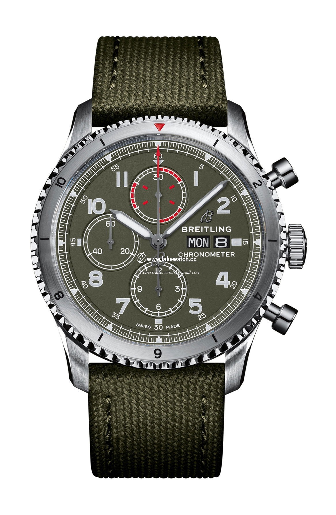 Breitling Aviator 8 Chronograph 43 Curtiss Warhawk A133161A1L1X1