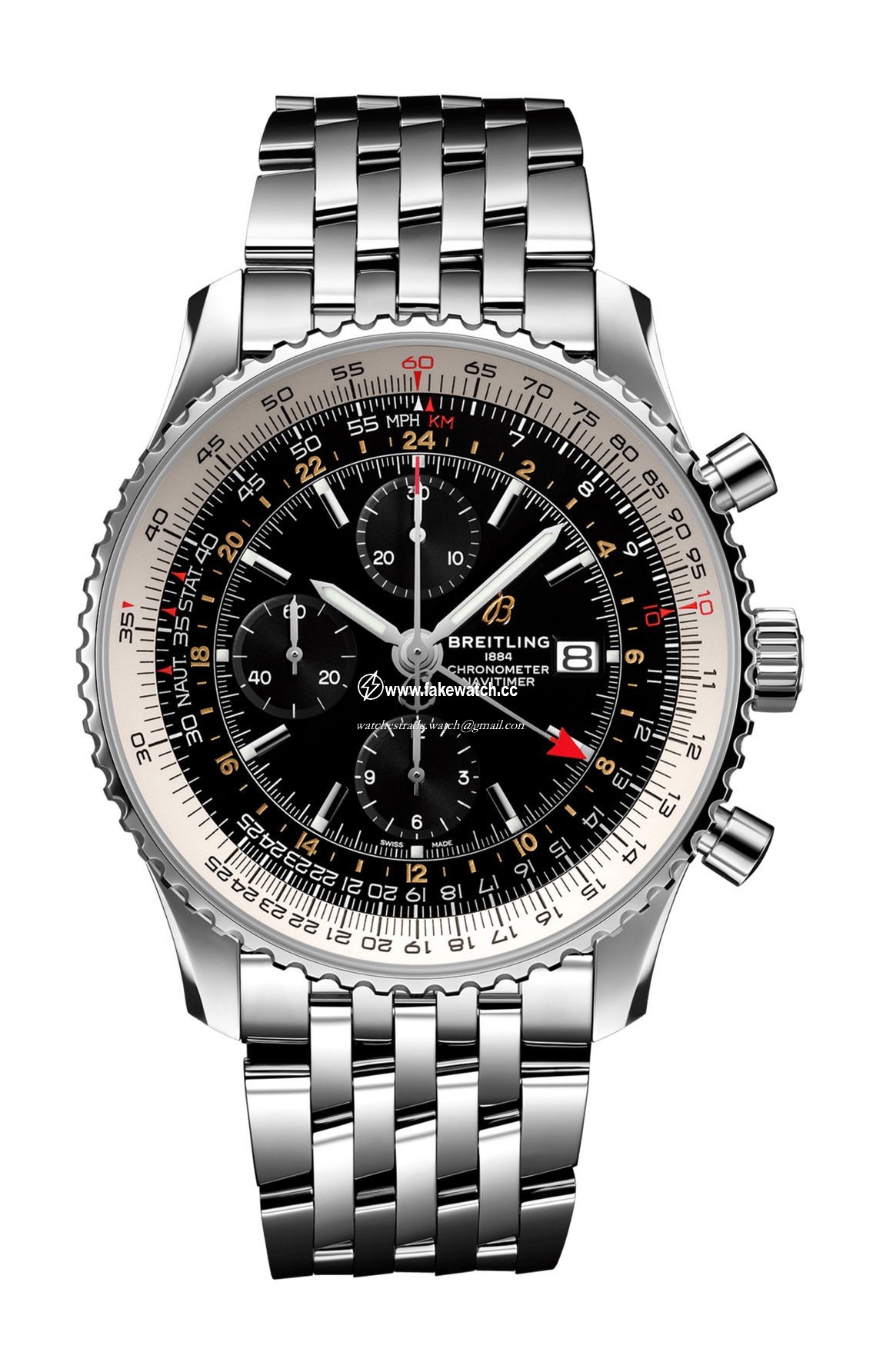Breitling Navitimer Chronograph GMT 46 A24322121B2A1