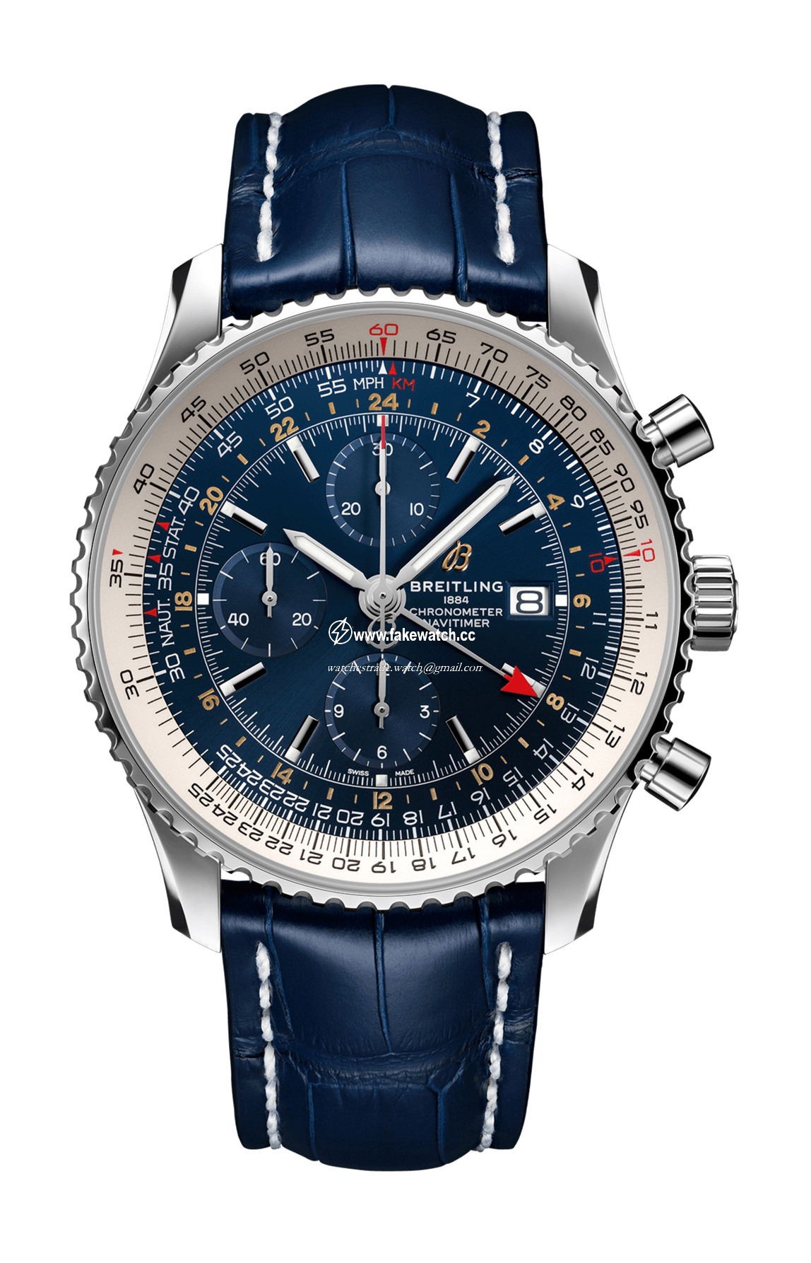 Breitling Navitimer Chronograph GMT 46 A24322121C2P1