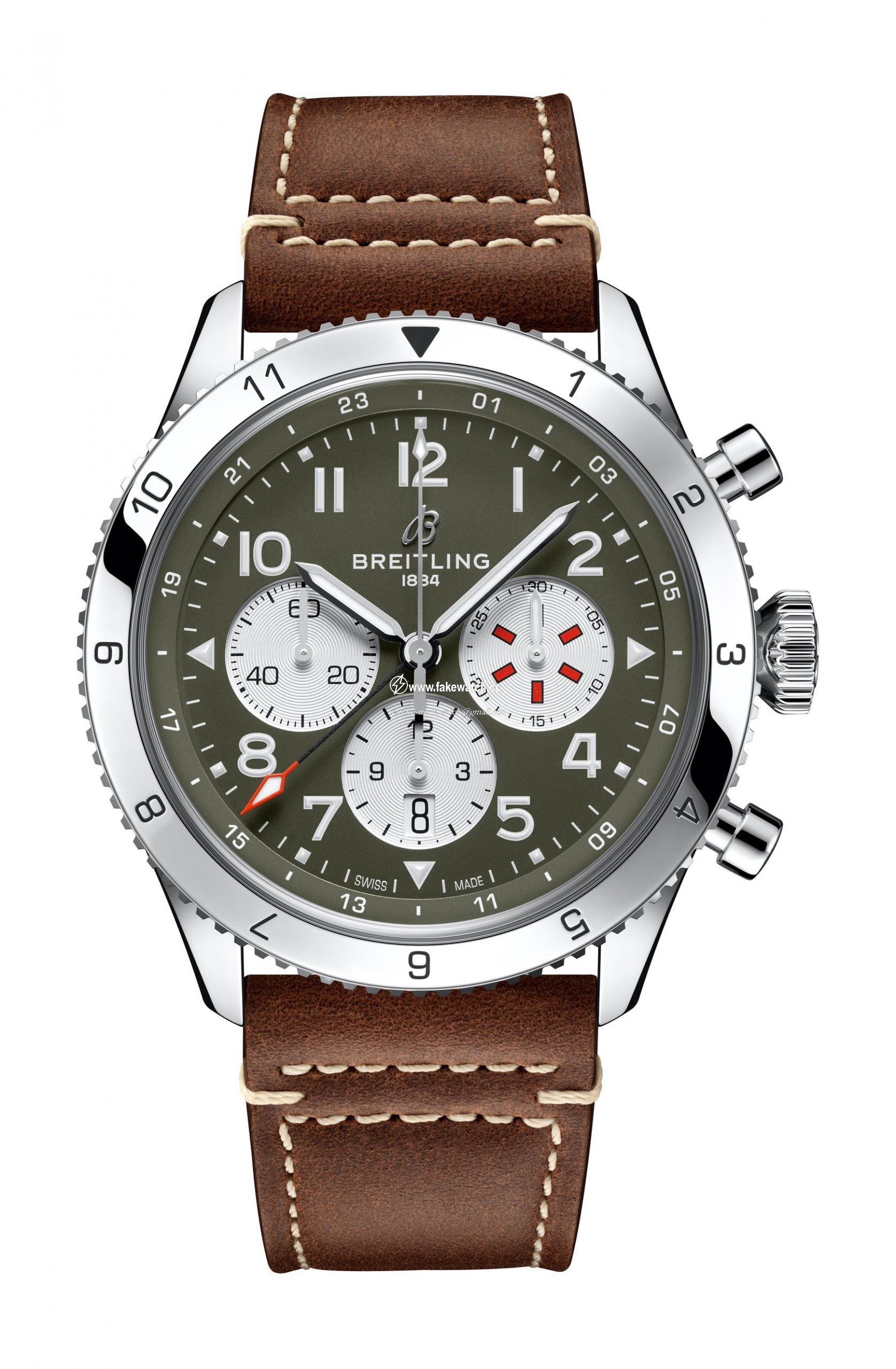 Breitling Super AVI B04 Chronograph GMT 46 Curtiss Warhawk AB04452A1L1X1