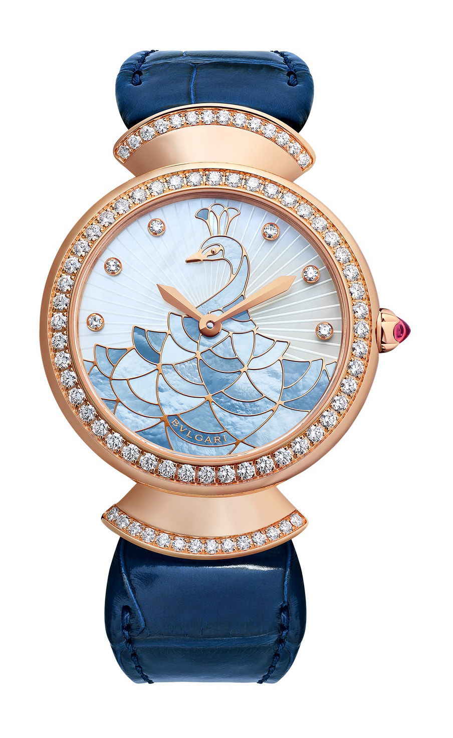 Bvlgari Divas’ Dream Peacock Mother of Pearl Marquetry 103769