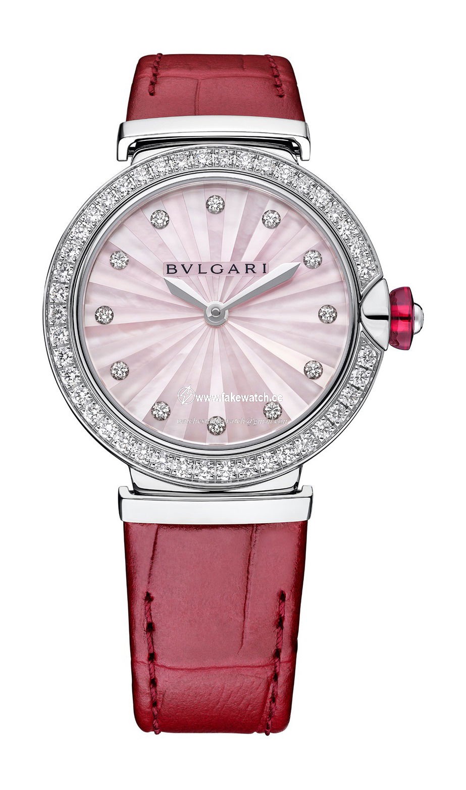 Bvlgari Lvcea Intarsio Pink Mother-of-Pearl 33mm 103618