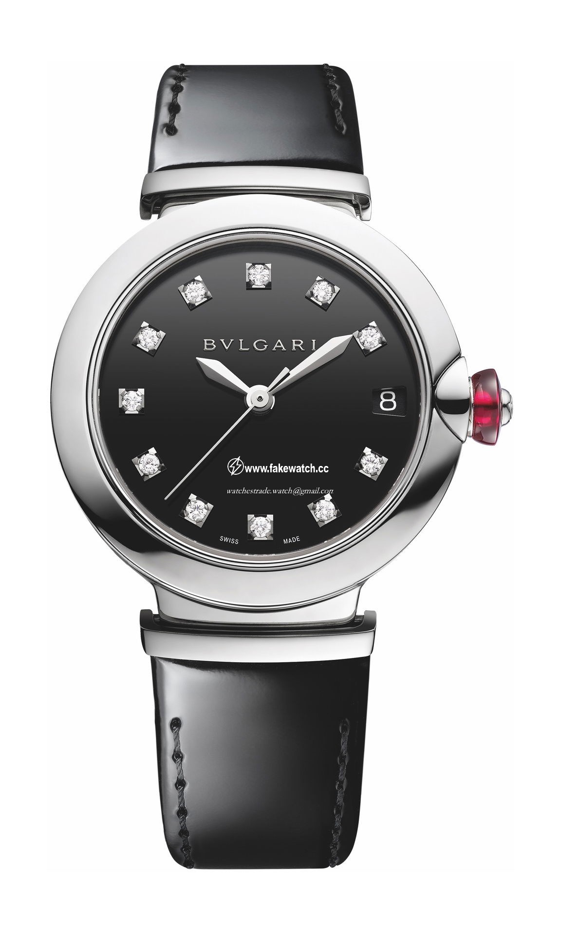 Bvlgari Lvcea Steel Black Laquered Dial 103503