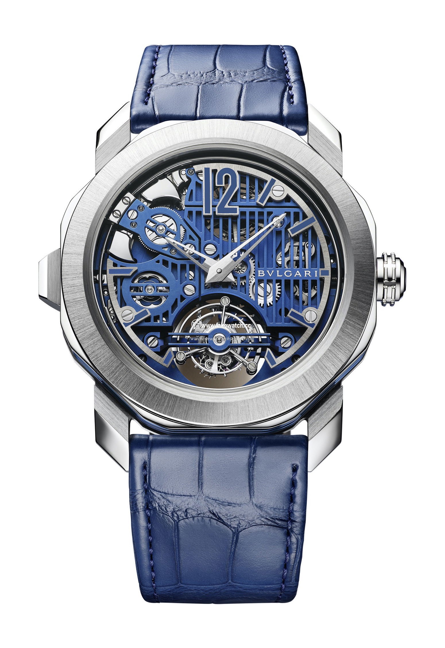 Bvlgari Octo Roma Blue Carillon Tourbillon 103627