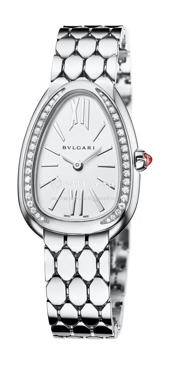 Bvlgari Serpenti Seduttori Steel And Diamonds 103361