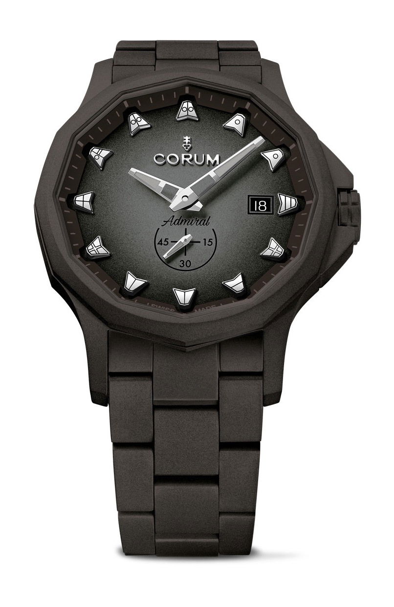 Corum Admiral 42 Automatic Black Sandblasted A395/04324