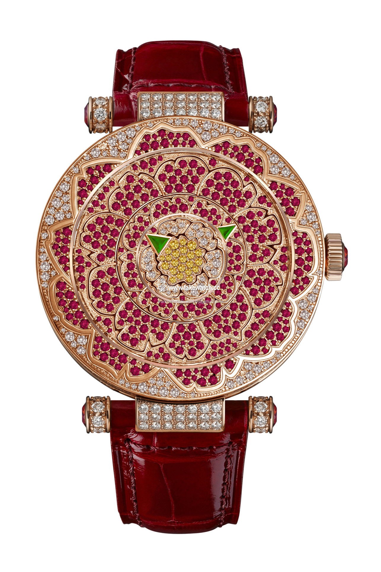 Franck Muller Double Mystery Peony 39 DM D CD PEO RG 5N