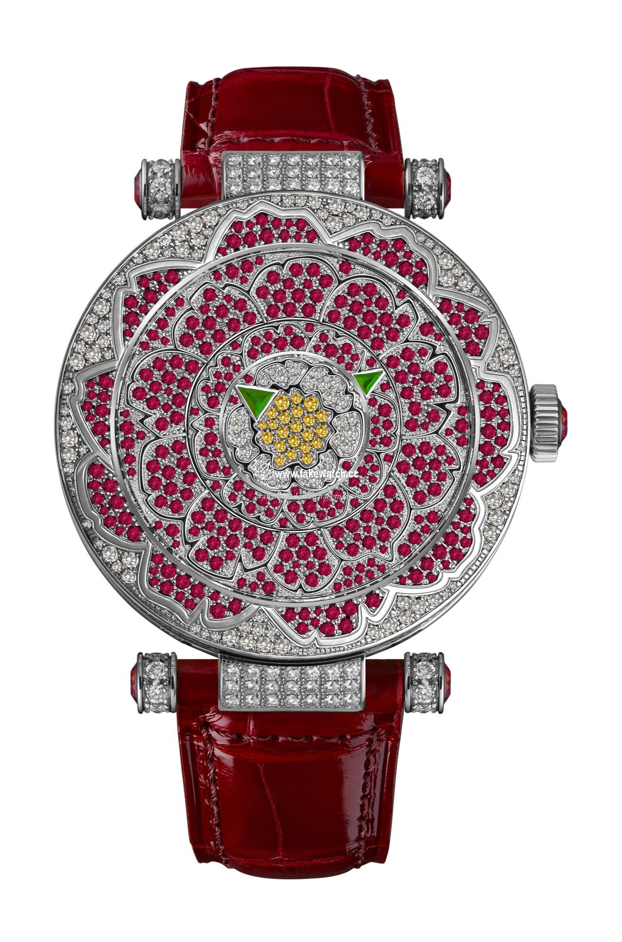 Franck Muller Double Mystery Peony 39 DM D CD PEO RG OG