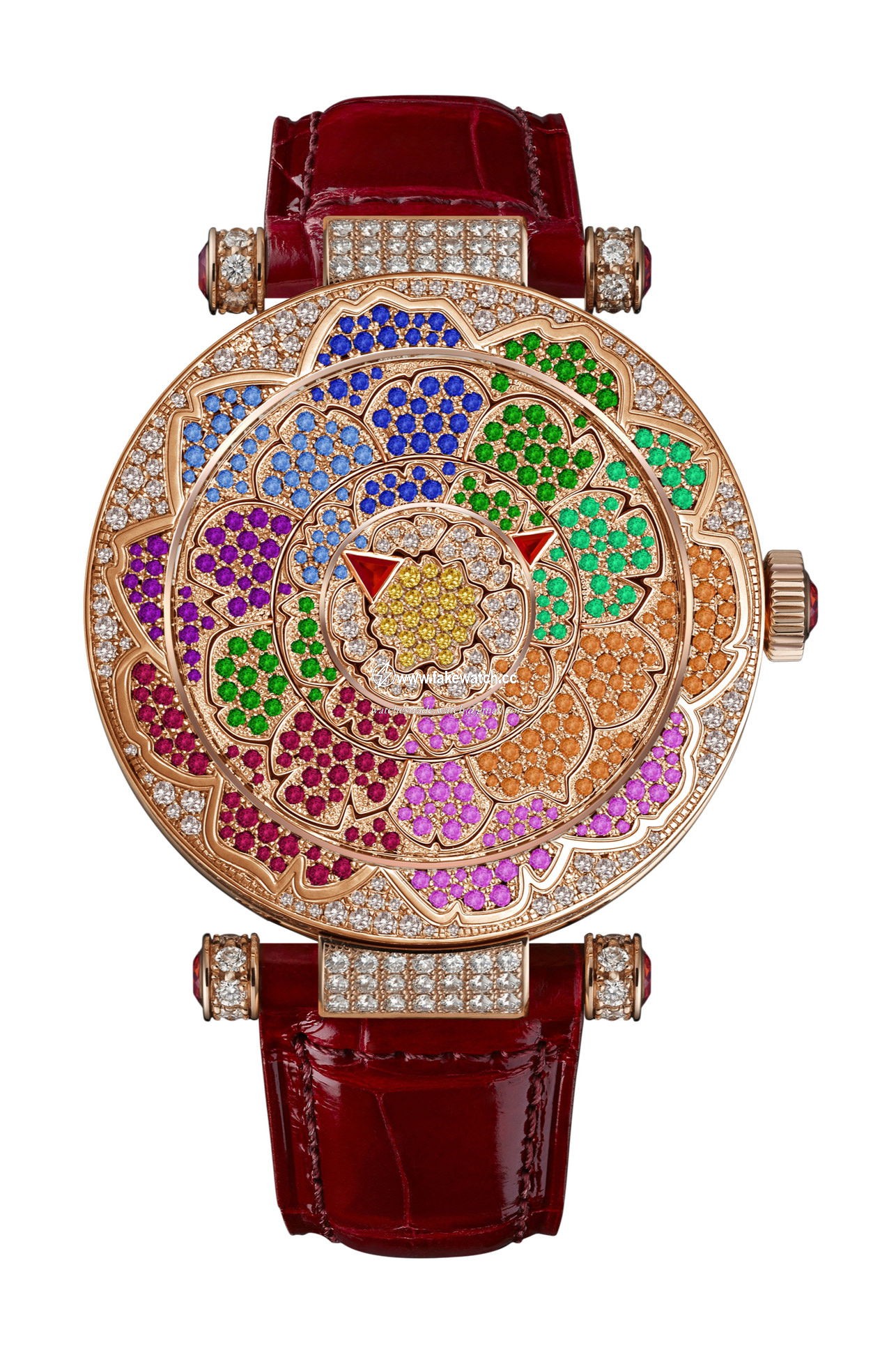 Franck Muller Double Mystery Peony COL DRM - 39 DM D CD PEO COL DRM 5N