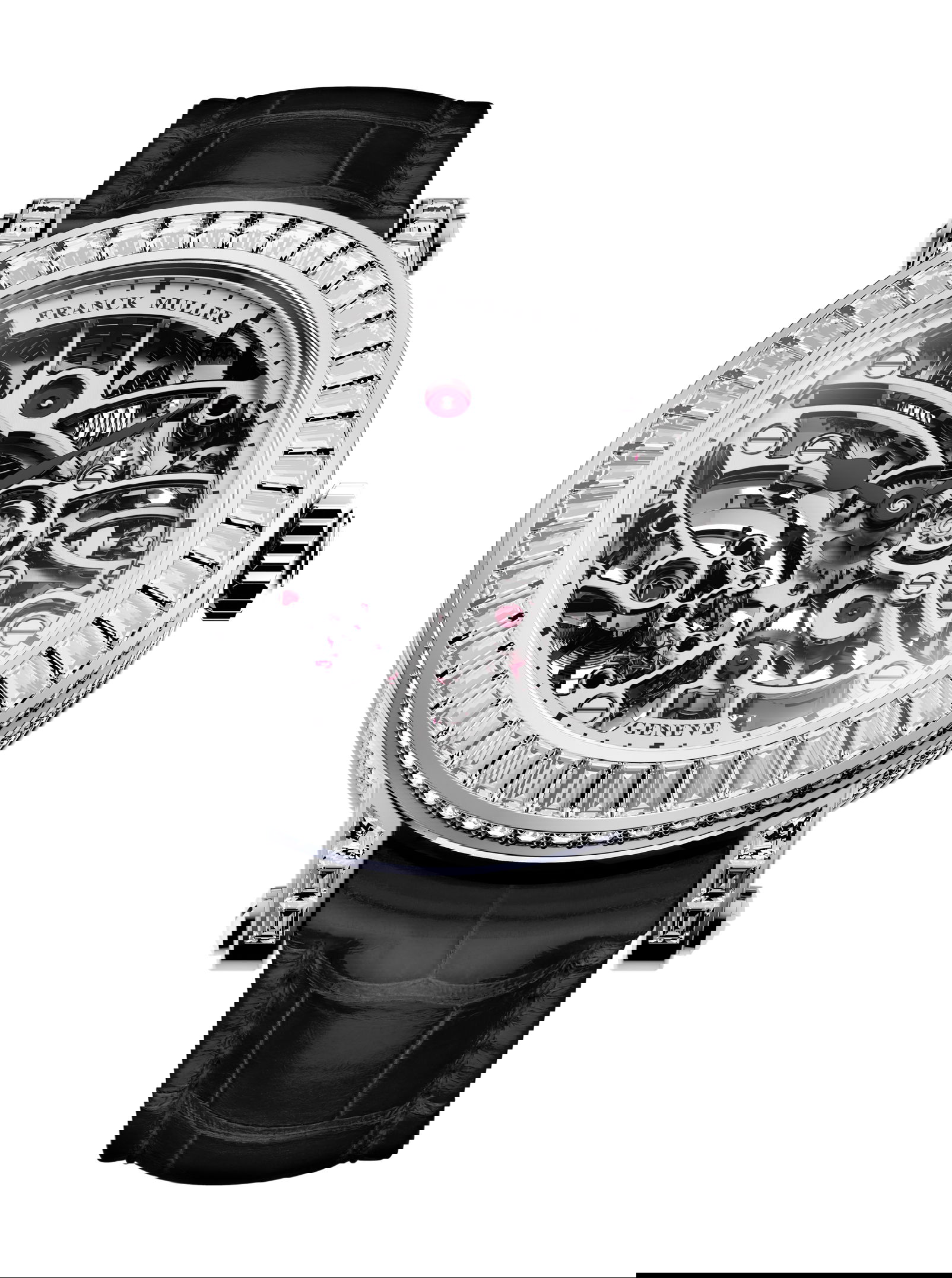 Franck Muller Round Skeleton Baguette 7031-B-S6-SQT-BAGU-OG