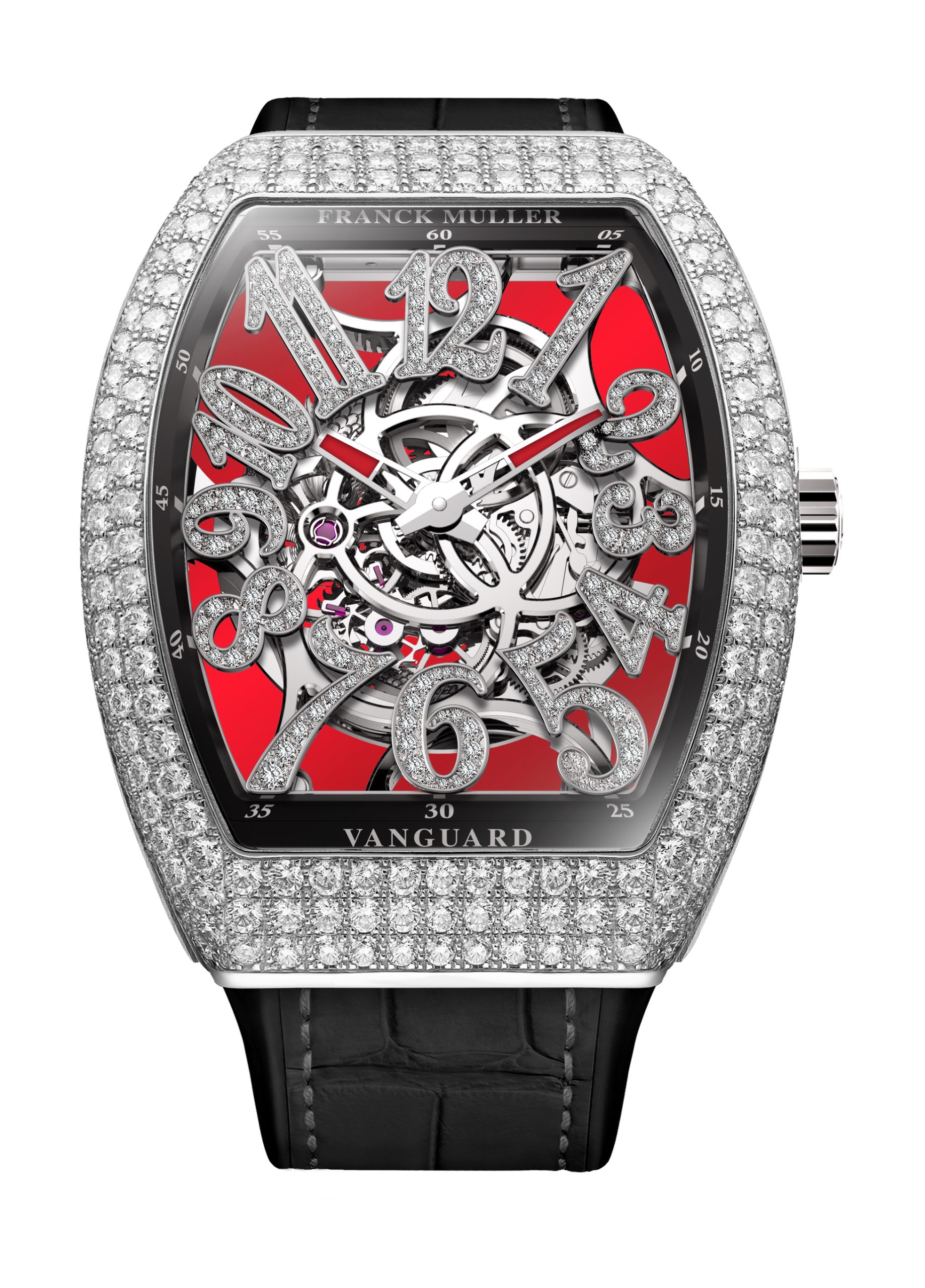 Franck Muller Vanguard Dragon Slim Skeleton V 41 S AT SQT D NBR CD DRAGON RG