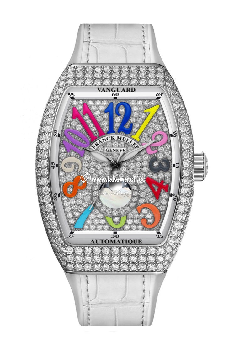 Franck Muller Vanguard? Lady Moonphase V 32 SC AT FO COL DRM D CD (BC)