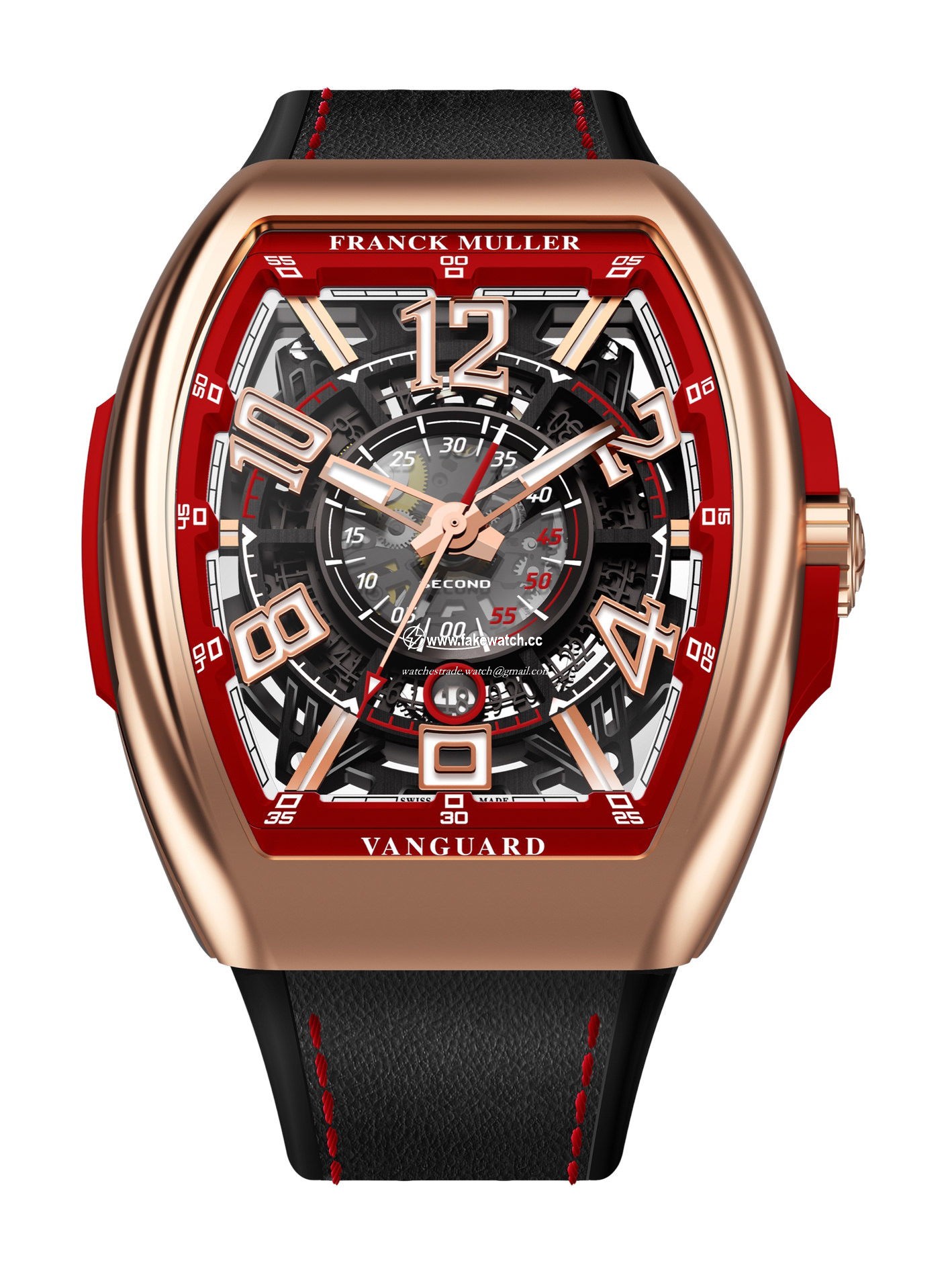 Franck Muller Vanguard Racing Skeleton V 45 SC DT SQT RCG (ER) 5N