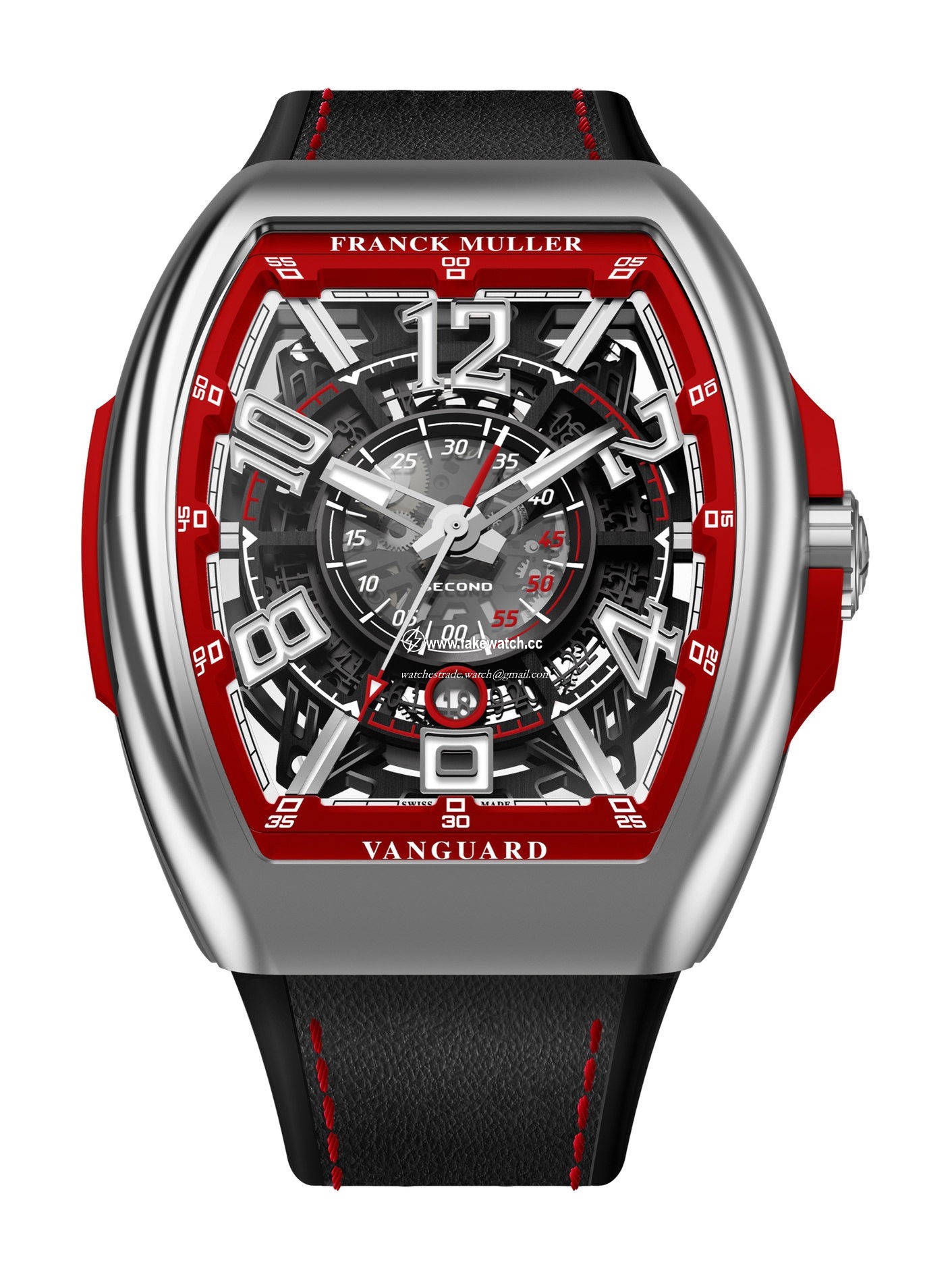 Franck Muller Vanguard Racing Skeleton V 45 SC DT SQT RCG (ER) OG