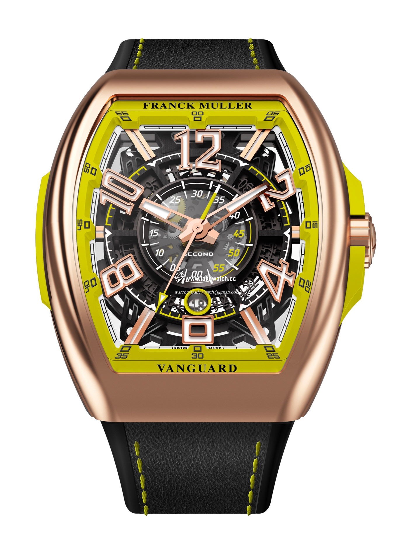 Franck Muller Vanguard Racing Skeleton V 45 SC DT SQT RCG (JA) 5N