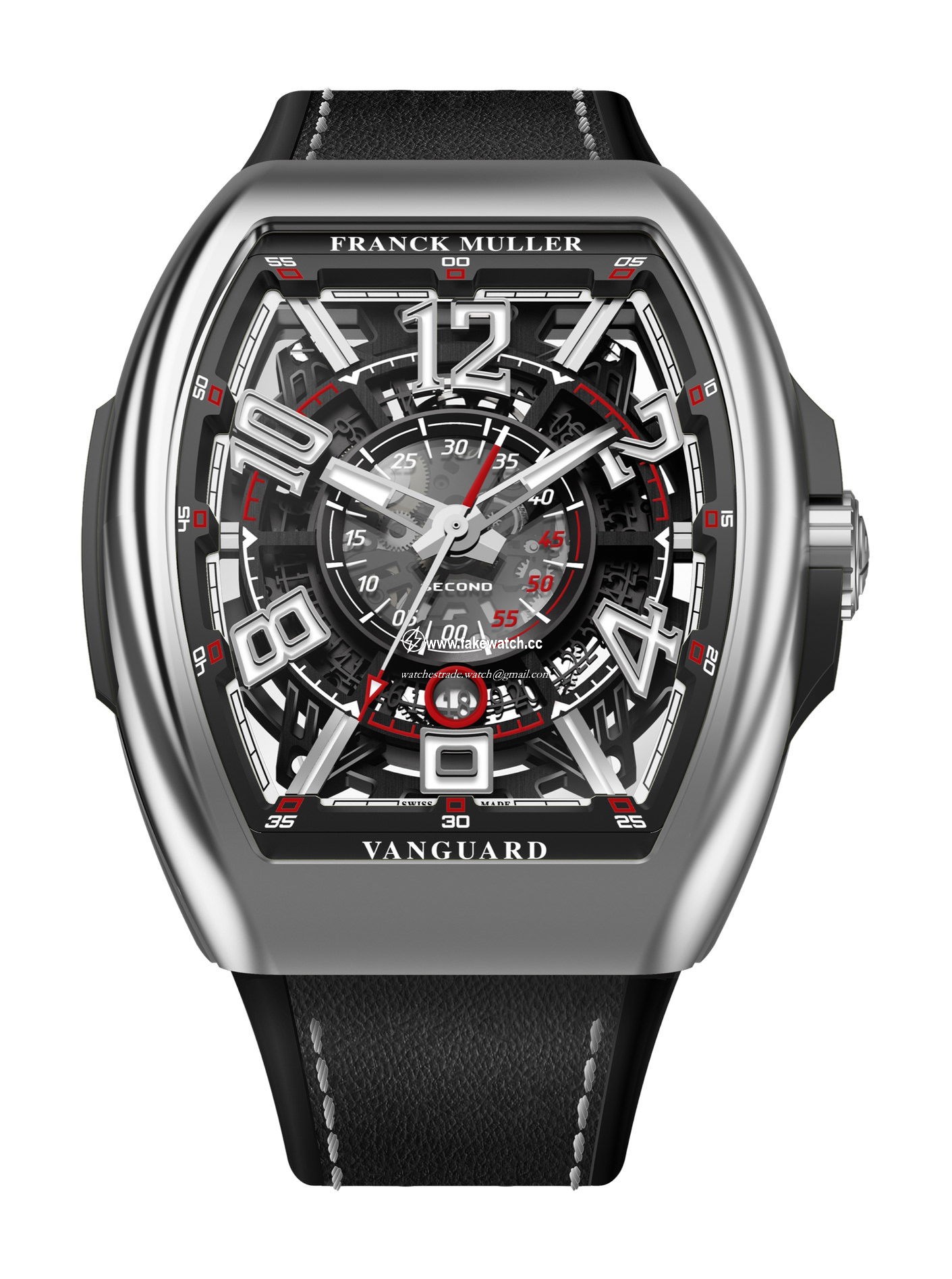 Franck Muller Vanguard Racing Skeleton V 45 SC DT SQT RCG (NR) OG