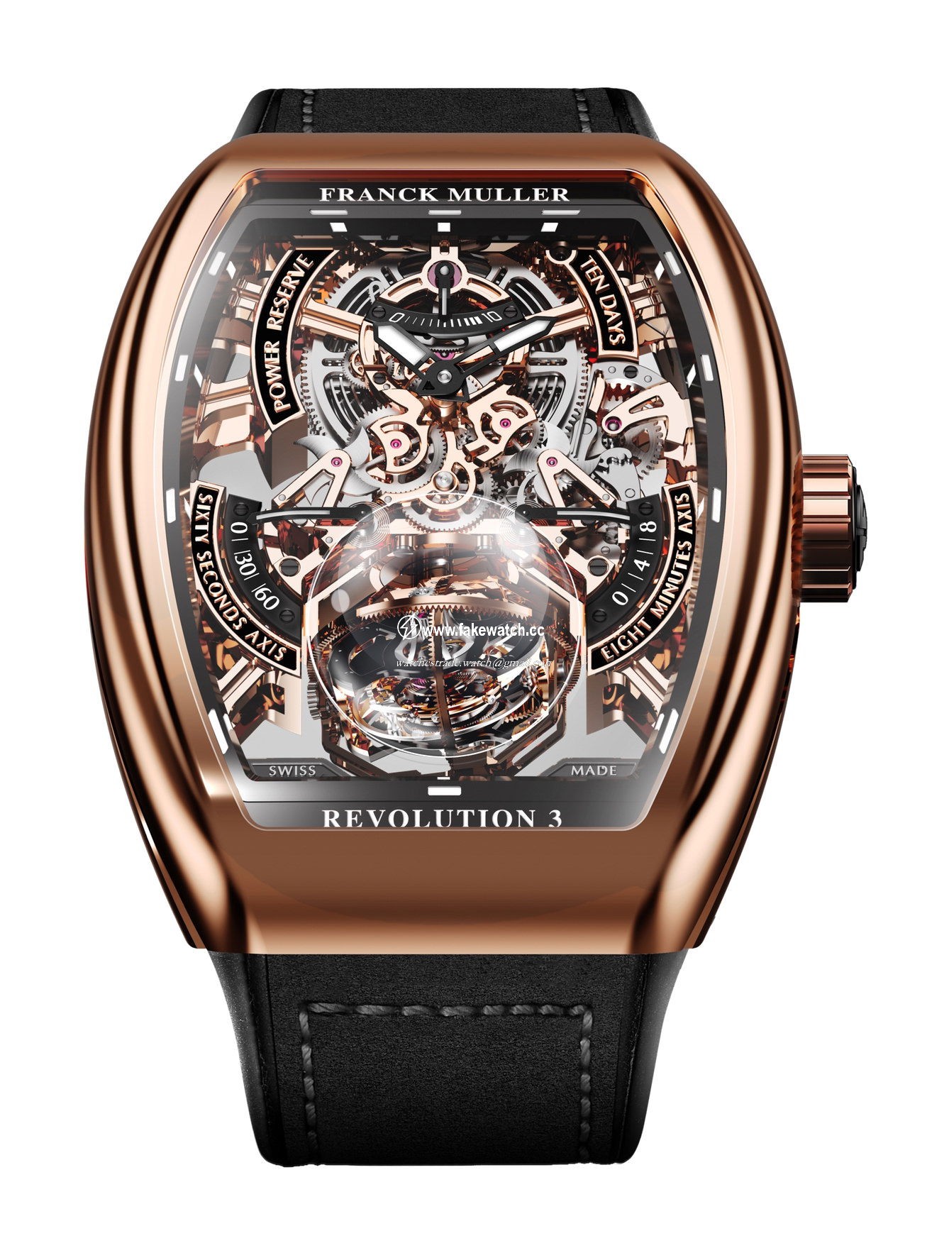 Franck Muller Vanguard Revolution 3 Skeleton V 50 REV 3 PR SQT (NR) 5N
