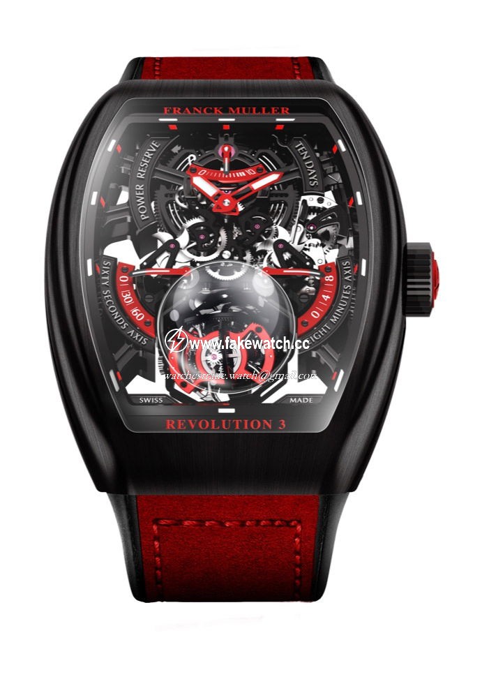 Franck Muller Vanguard Revolution 3 Skeleton V 50 REV 3 SQT NR BR (ER)