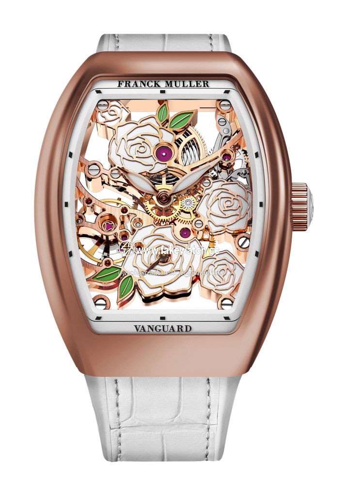 Franck Muller Vanguard Rose Skeleton V 32 S6 SQT ROSE (BC) 5N