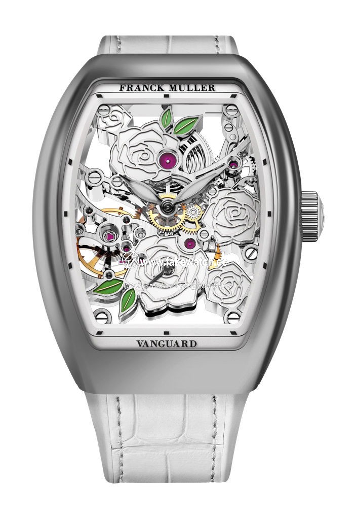 Franck Muller Vanguard Rose Skeleton V 32 S6 SQT ROSE (BC) OG
