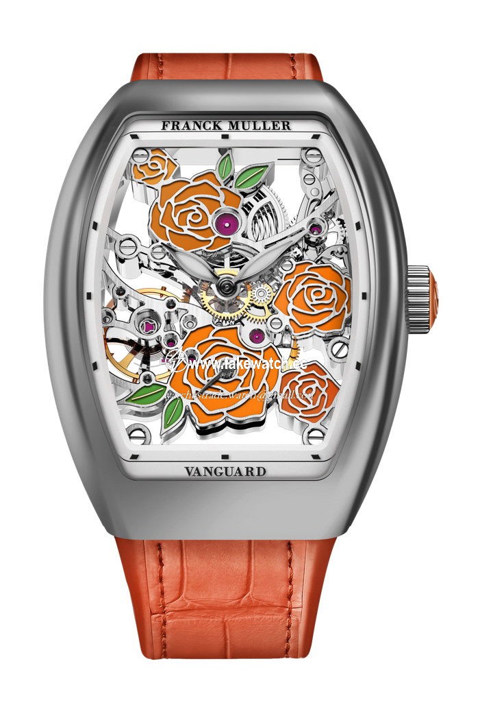 Franck Muller Vanguard Rose Skeleton V 32 S6 SQT ROSE (OR) OG