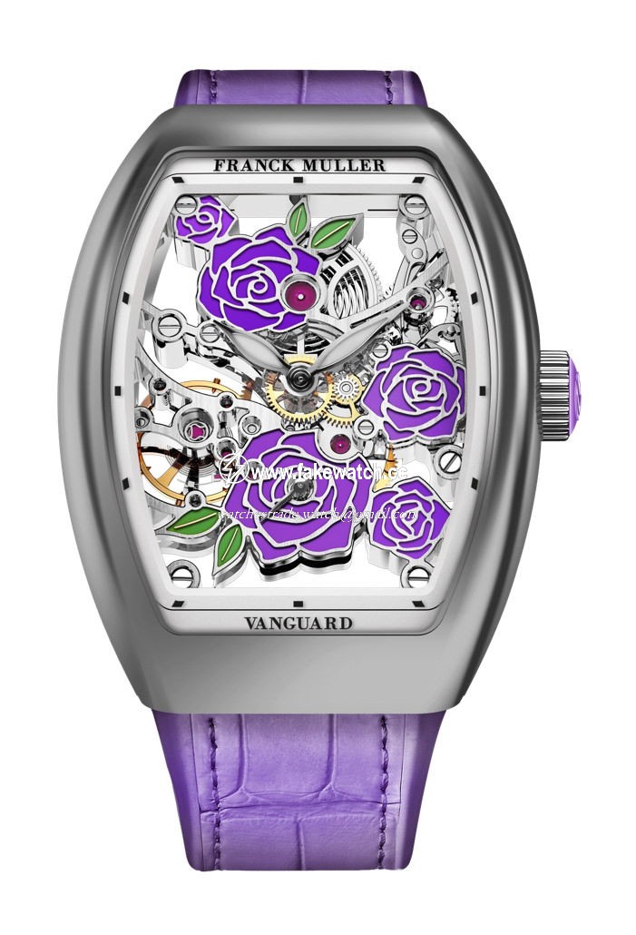 Franck Muller Vanguard Rose Skeleton V 32 S6 SQT ROSE (VL) OG