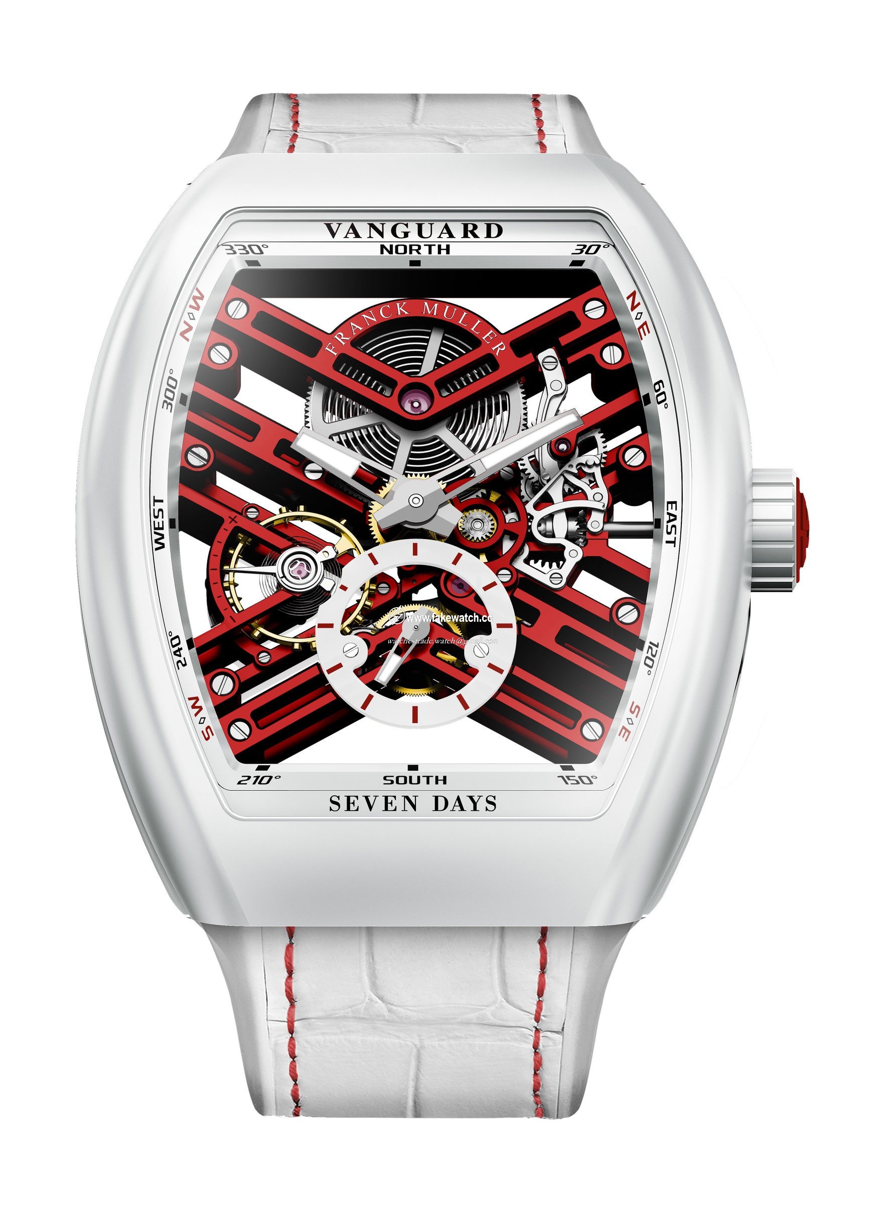 Franck Muller Vanguard Skeleton Swiss Limited Edition V 45 S6 SQT BC (ER)