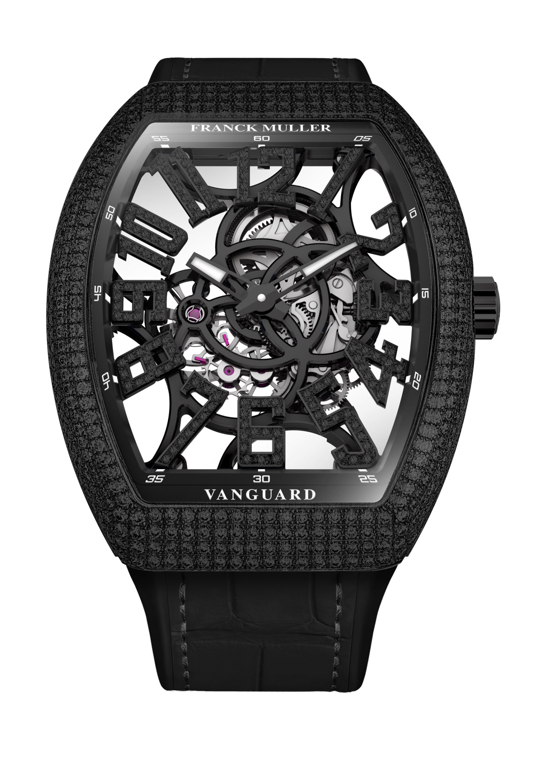 Franck Muller Vanguard? Slim Skeleton V 41 S AT SQT NR D NBR CD (NR)- AC