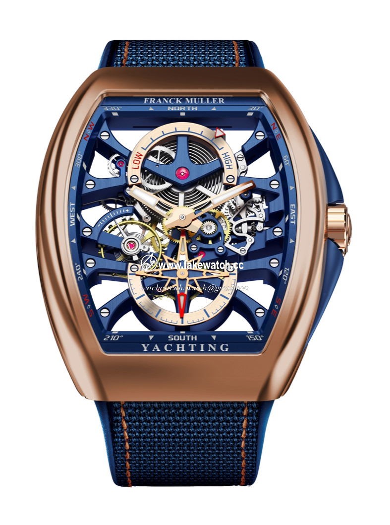 Franck Muller Vanguard Yachting Anchor? Skeleton V 45 S6 PR SQT ANCRE FM YACHT (BL) RG