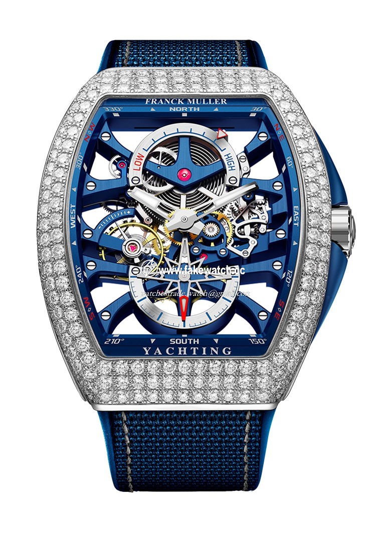 Franck Muller Vanguard Yachting Anchor? Skeleton V 45 S6 PR SQT ANCRE FM YACHT (BL) WG