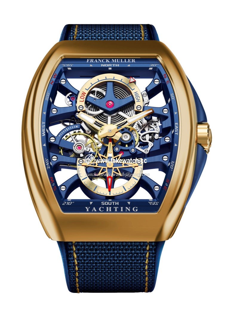 Franck Muller Vanguard Yachting Anchor? Skeleton V 45 S6 PR SQT ANCRE FM YACHT (BL) YG