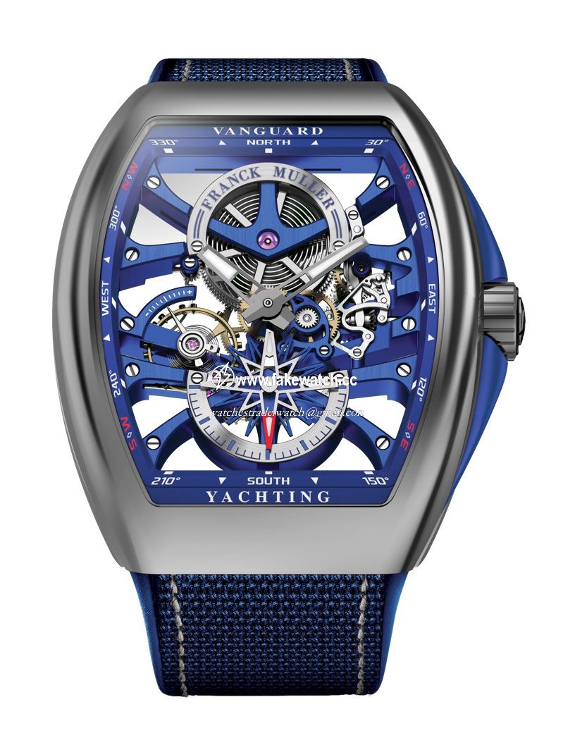 Franck Muller Vanguard Yachting Anchor? Skeleton V 45 S6 SQT YACHT (BL) ST