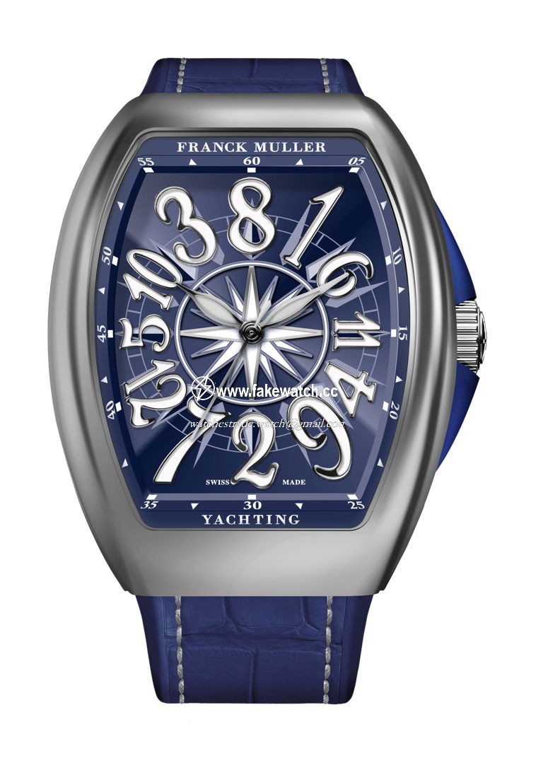 Franck Muller Vanguard Yachting Crazy Hours V 32 CH YACHT (BL) Blue Dial