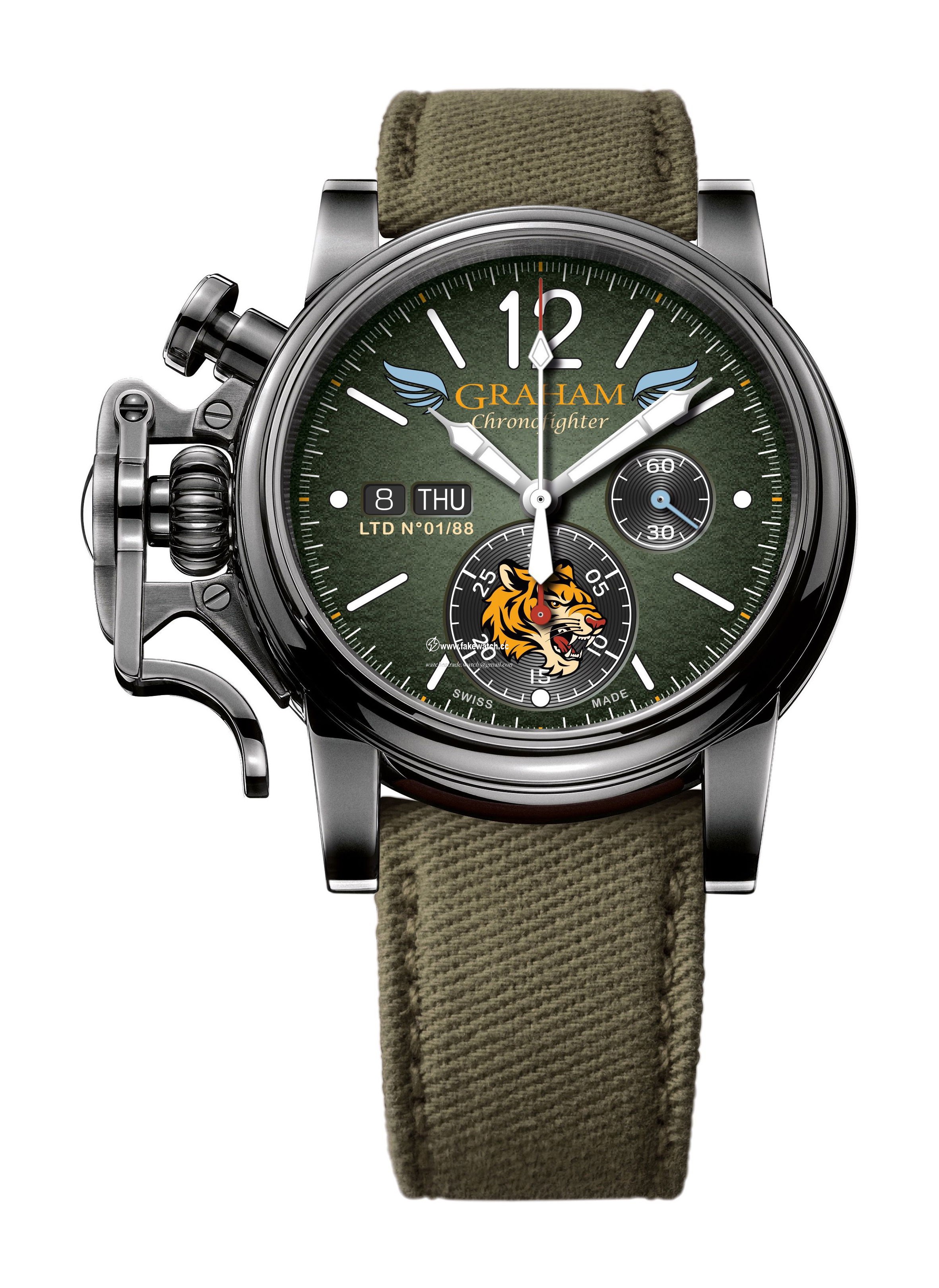 Graham Chronofighter Vintage Flying Tigers Ltd 2CVAV.G03A