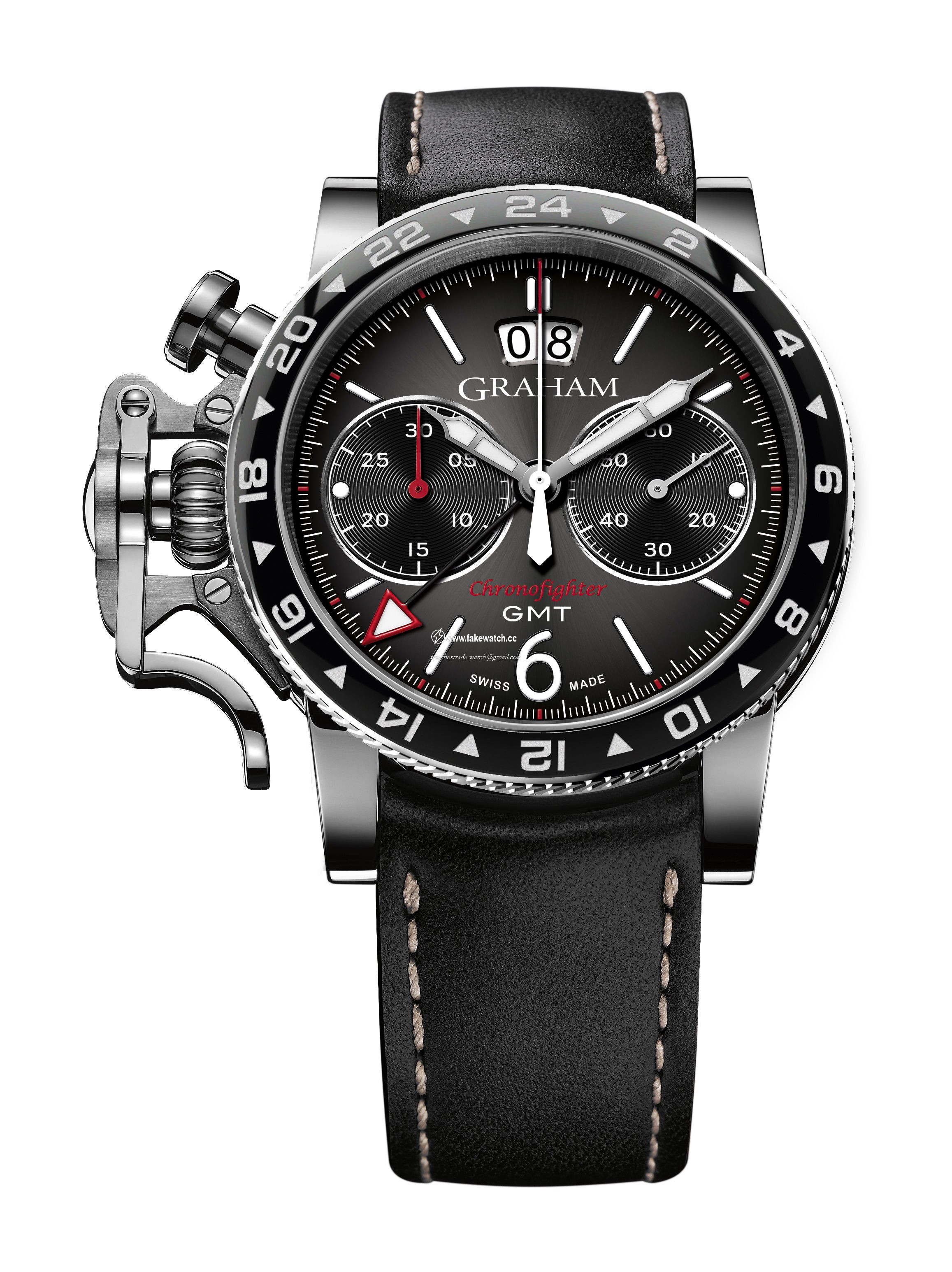 Graham Chronofighter Vintage GMT 2CVBC.B15A