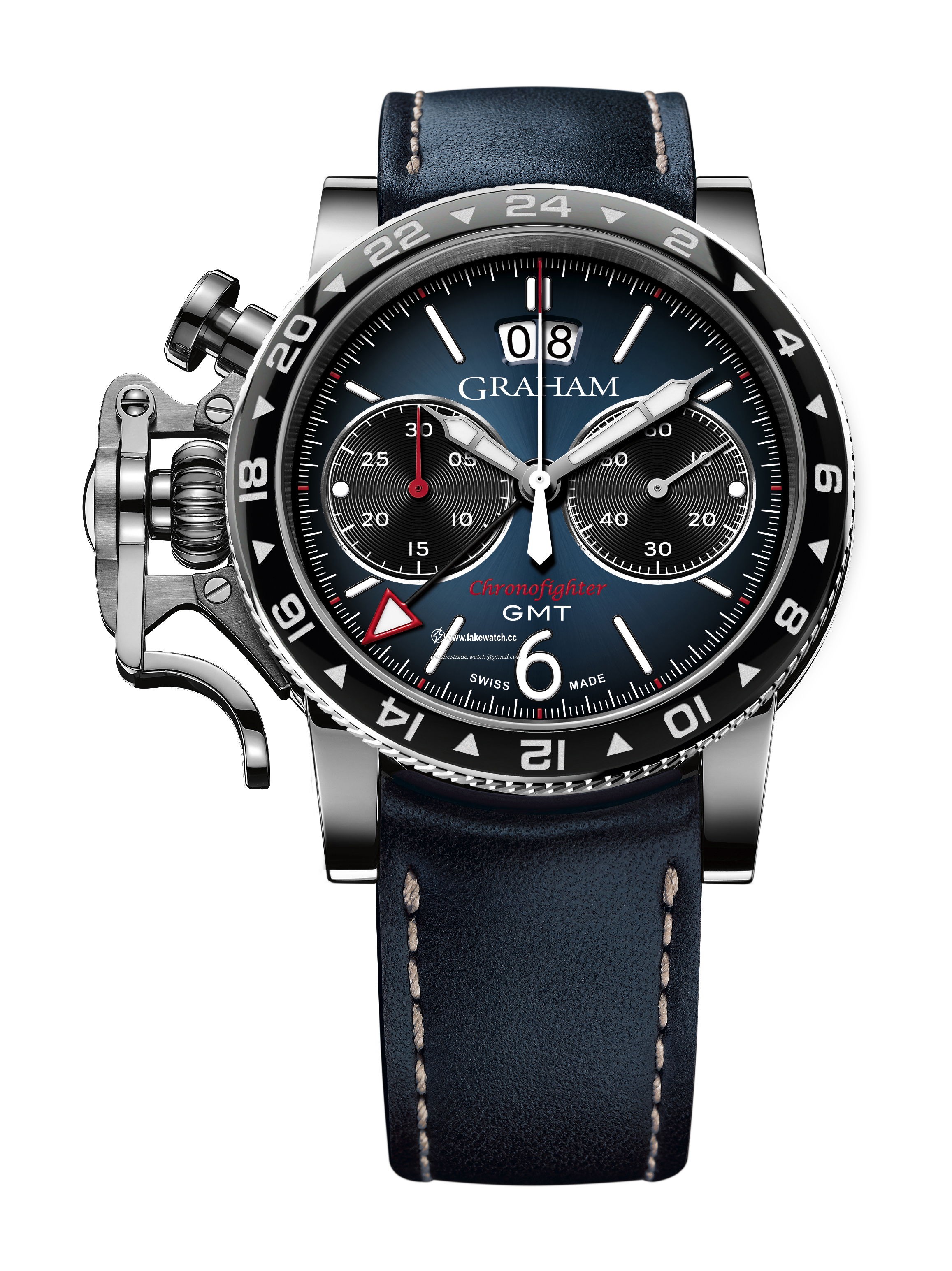 Graham Chronofighter Vintage GMT 2CVBC.U02A