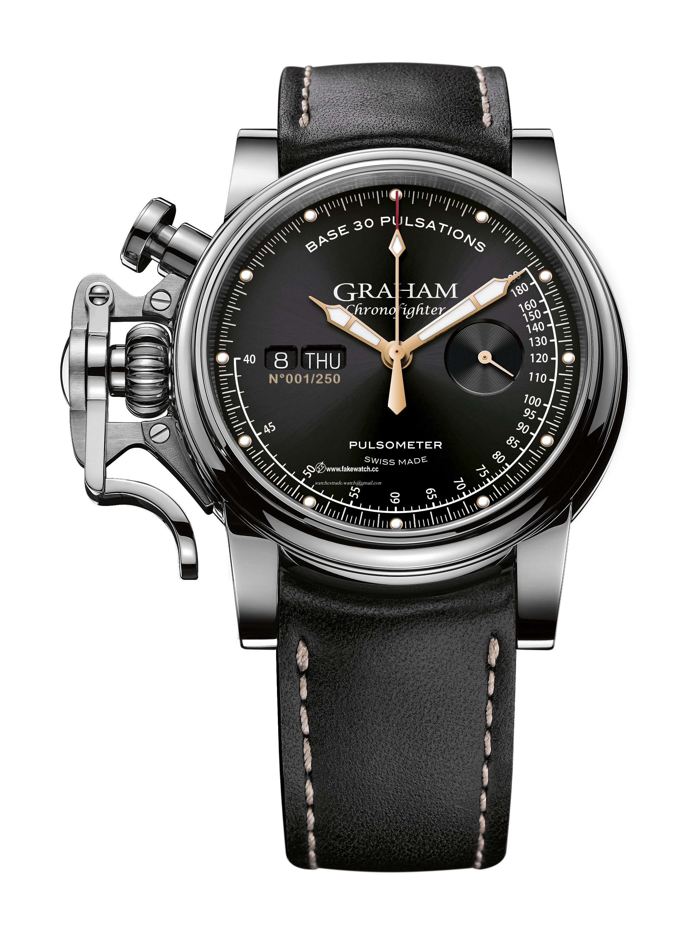 Graham Chronofighter Vintage Pulsometer Ltd 2CVCS.B20A