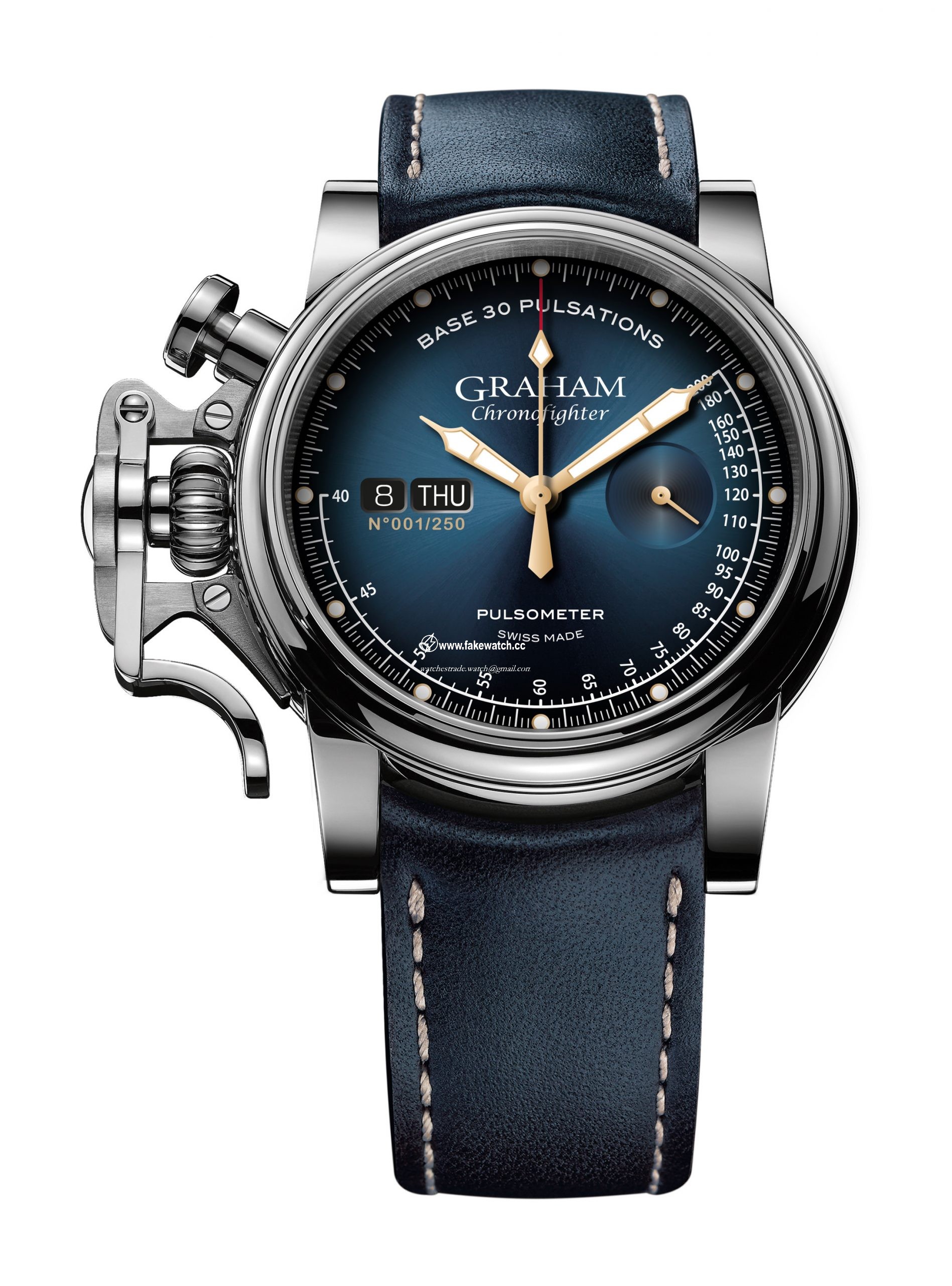 Graham Chronofighter Vintage Pulsometer Ltd 2CVCS.U14A