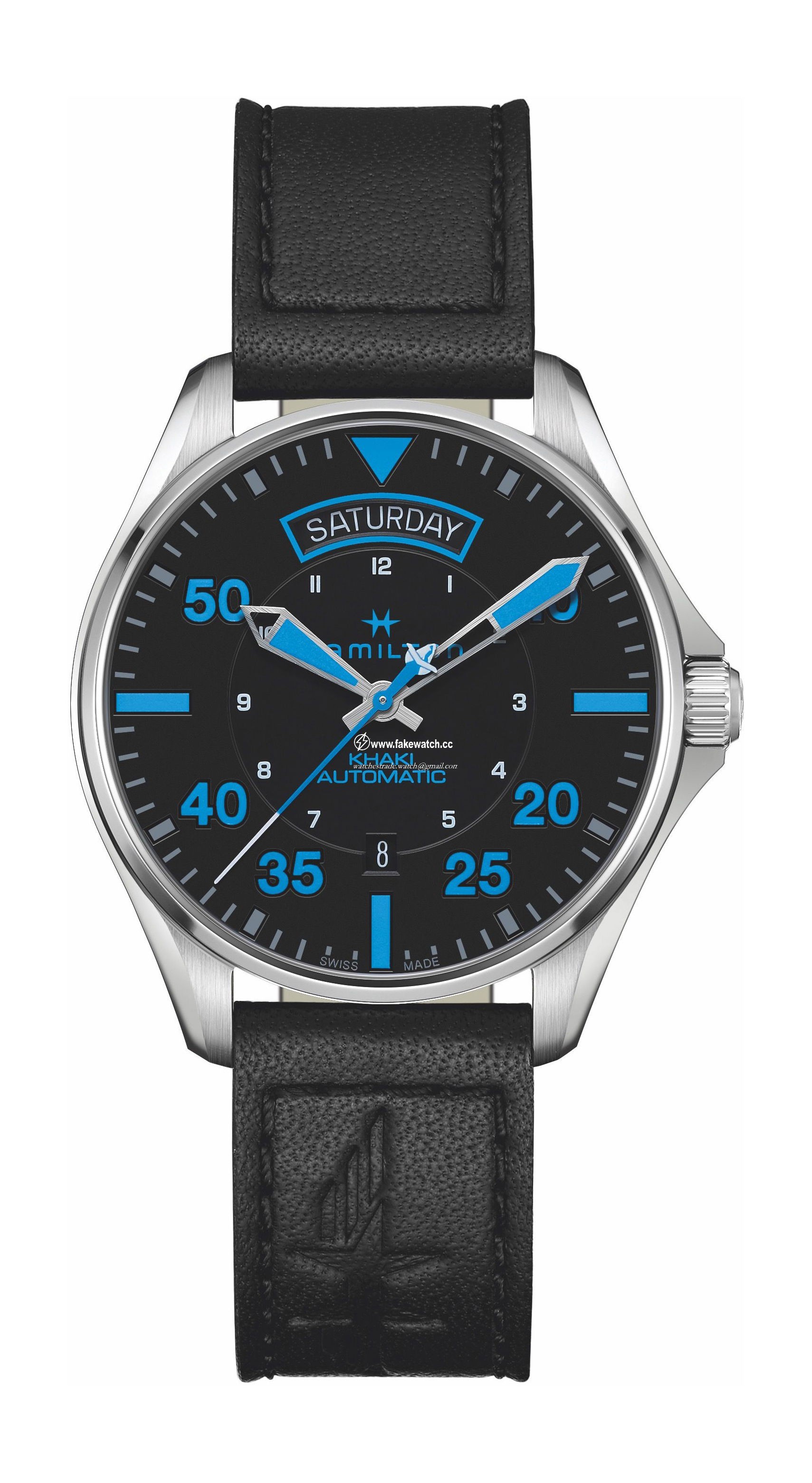 Hamilton Khaki Aviation Khaki Pilot Day-Date – Air Zermatt Auto H64625731