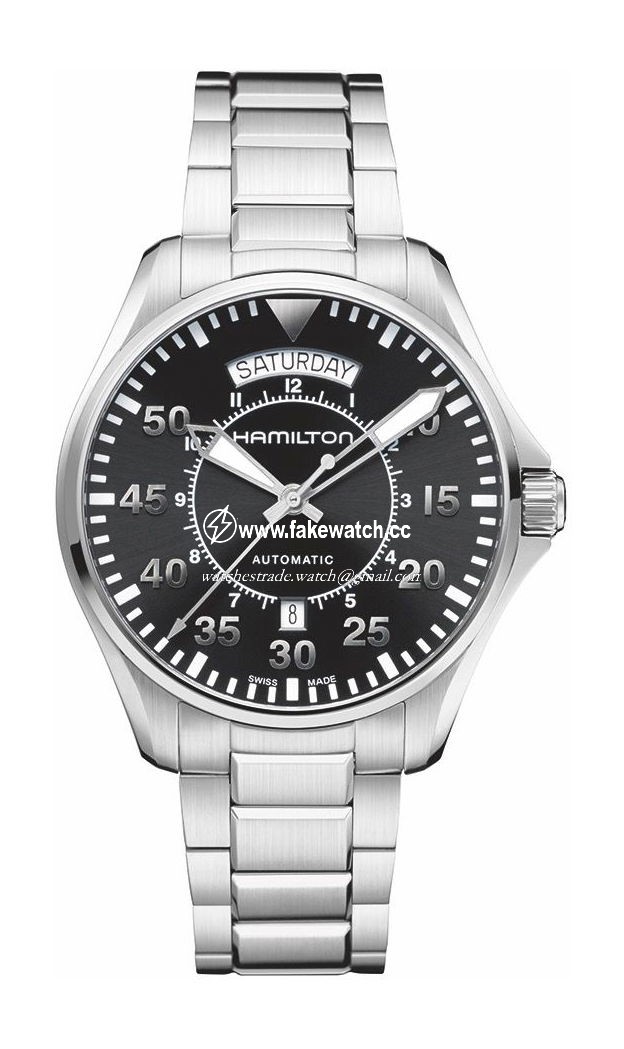 Hamilton Khaki Aviation Khaki Pilot Day Date Auto H64615135