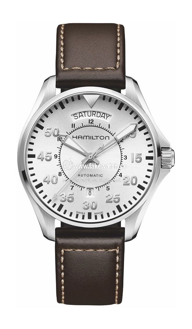 Hamilton Khaki Aviation Khaki Pilot Day Date Auto H64615555