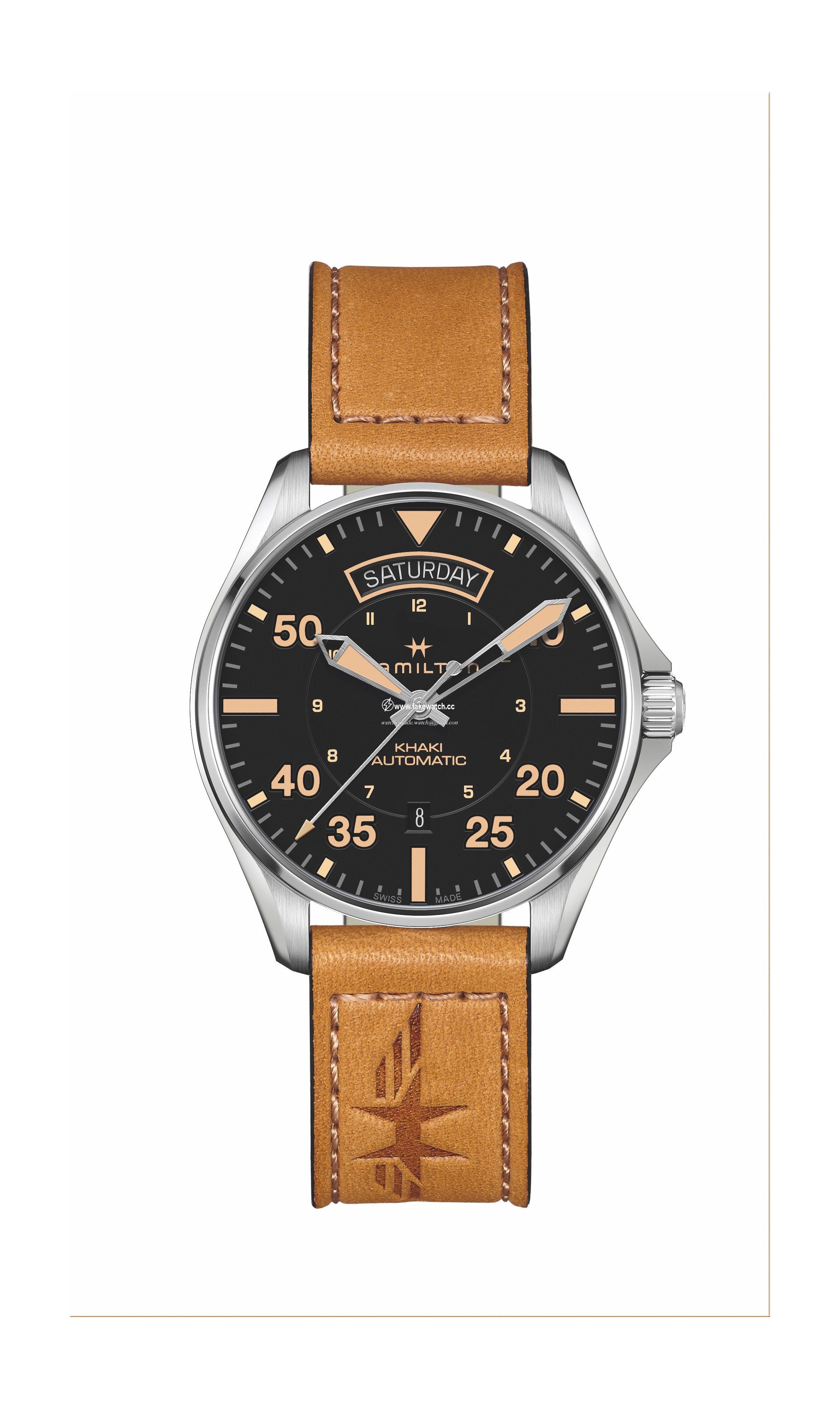 Hamilton Khaki Aviation Khaki Pilot Day Date Auto H64645531